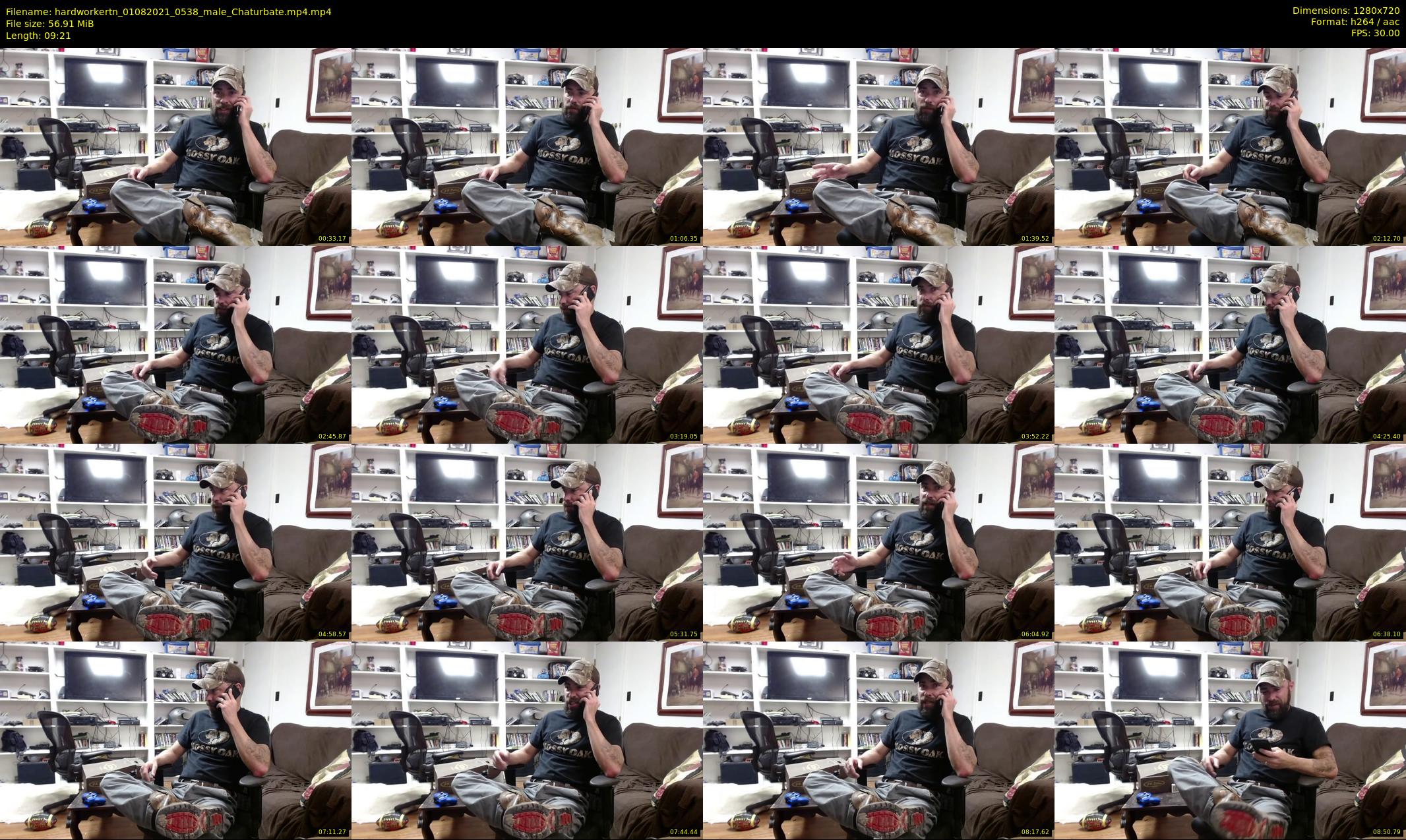hardworkertn — 10 minute Chaturbate male cam show recording, 720p, Aug 1, 2021