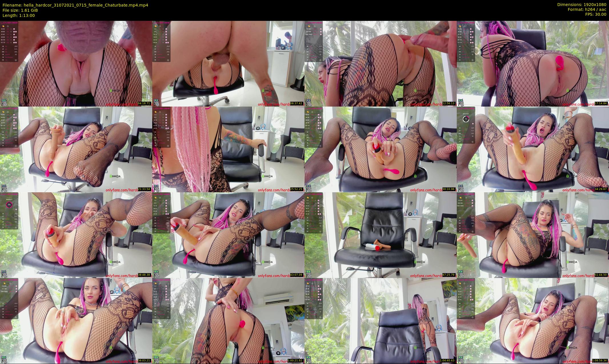hella_hardcor — 73 minute Chaturbate female cam show recording, 1080p, Jul 31, 2021