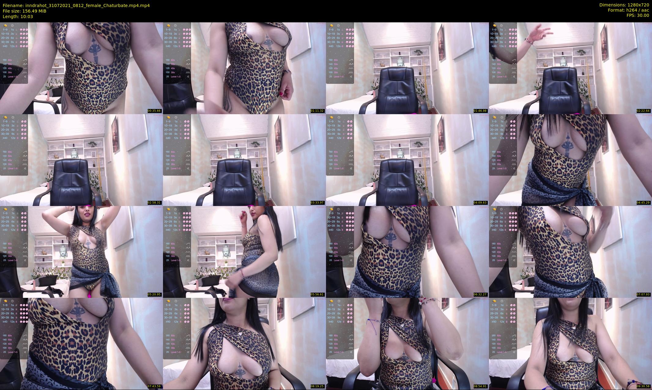 inndrahot — 11 minute Chaturbate female cam show recording, 720p, Jul 31, 2021