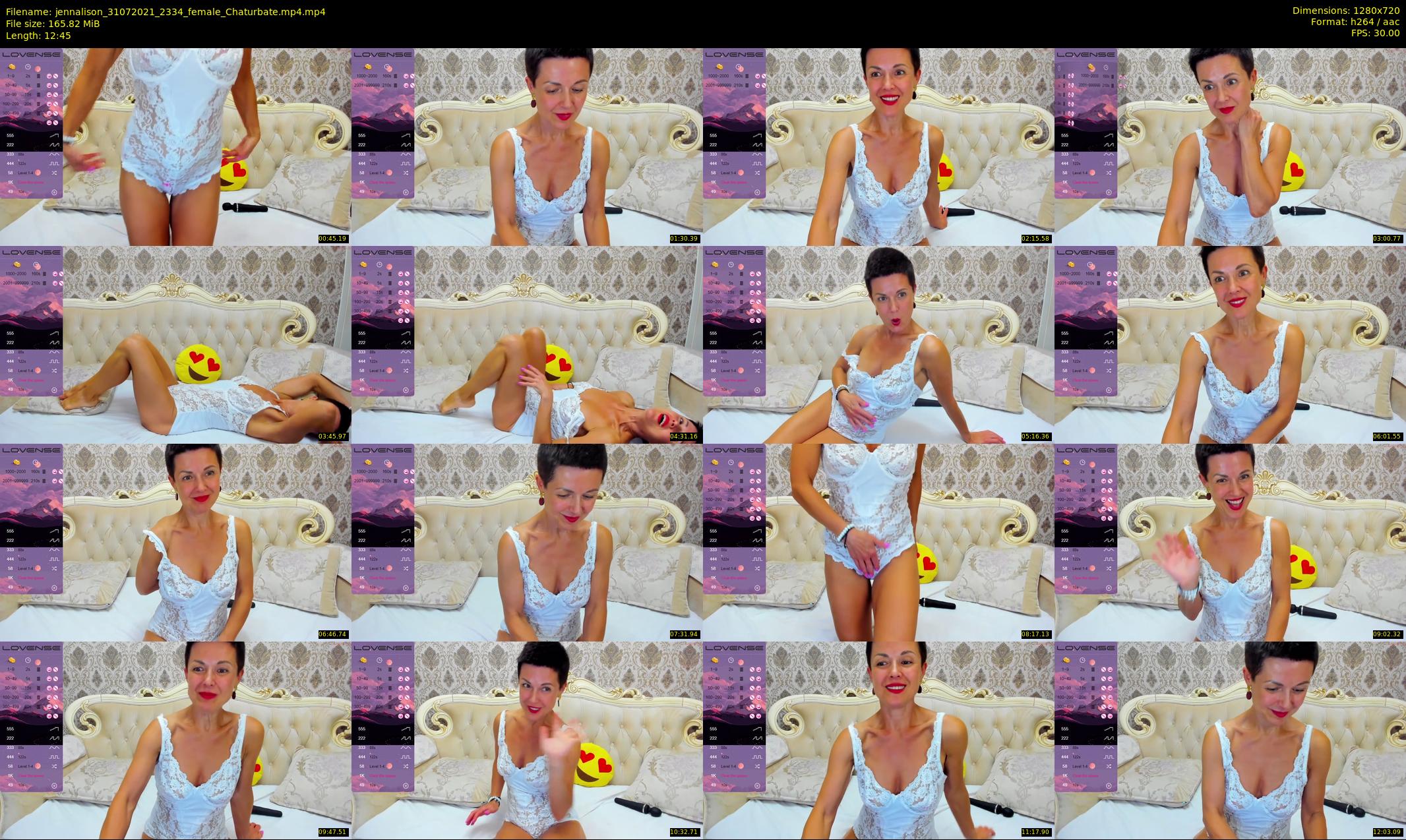 jennalison — 13 minute Chaturbate female cam show recording, 720p, Jul 31, 2021