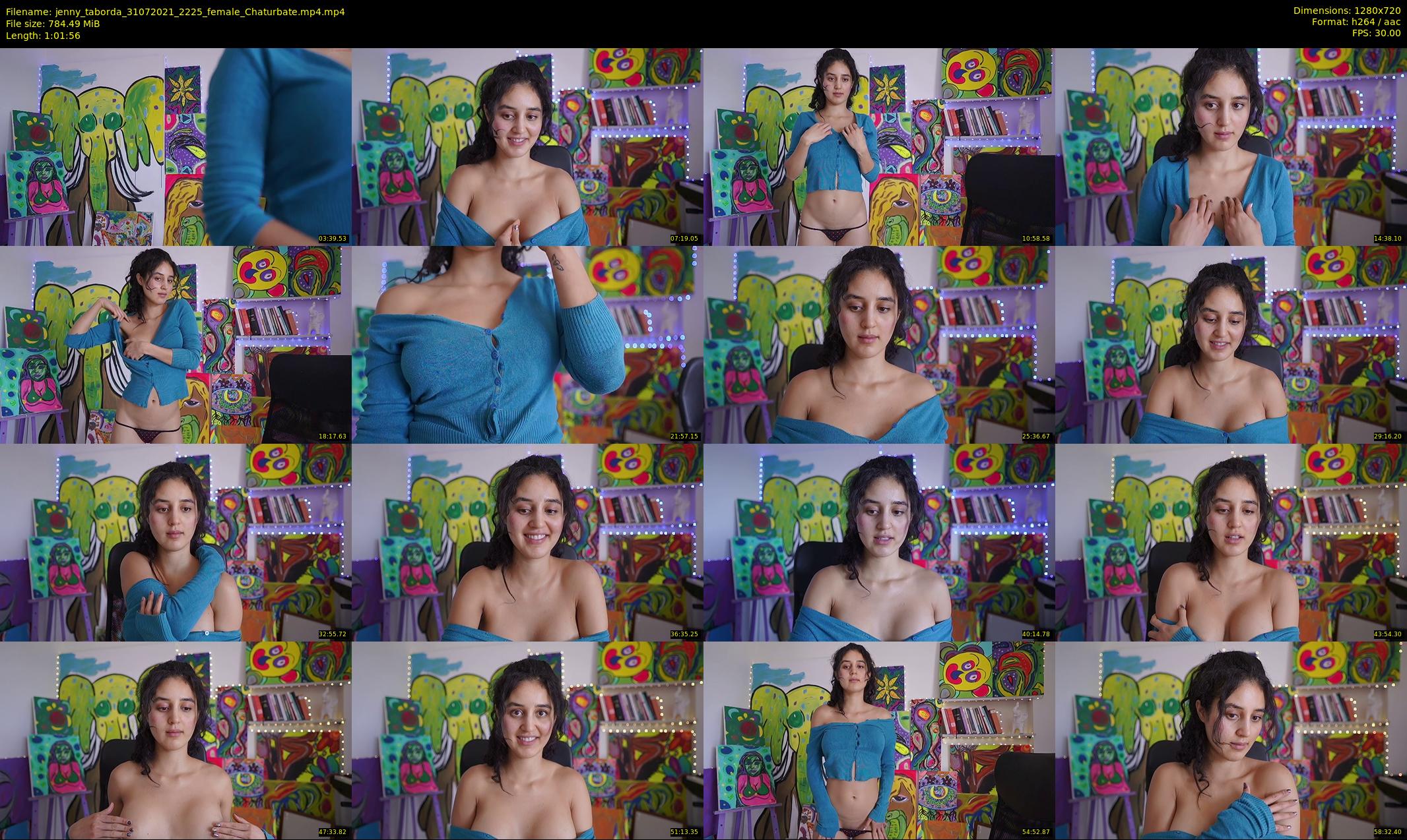 jenny_taborda — 62 minute Chaturbate female cam show recording, 720p, Jul 31, 2021