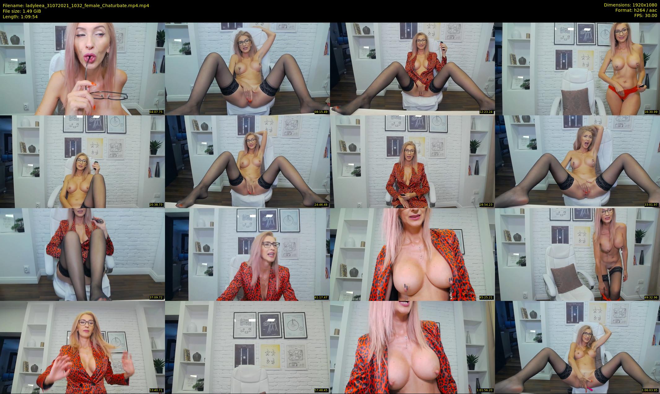 ladyleea — 70 minute Chaturbate female cam show recording, 1080p, Jul 31, 2021