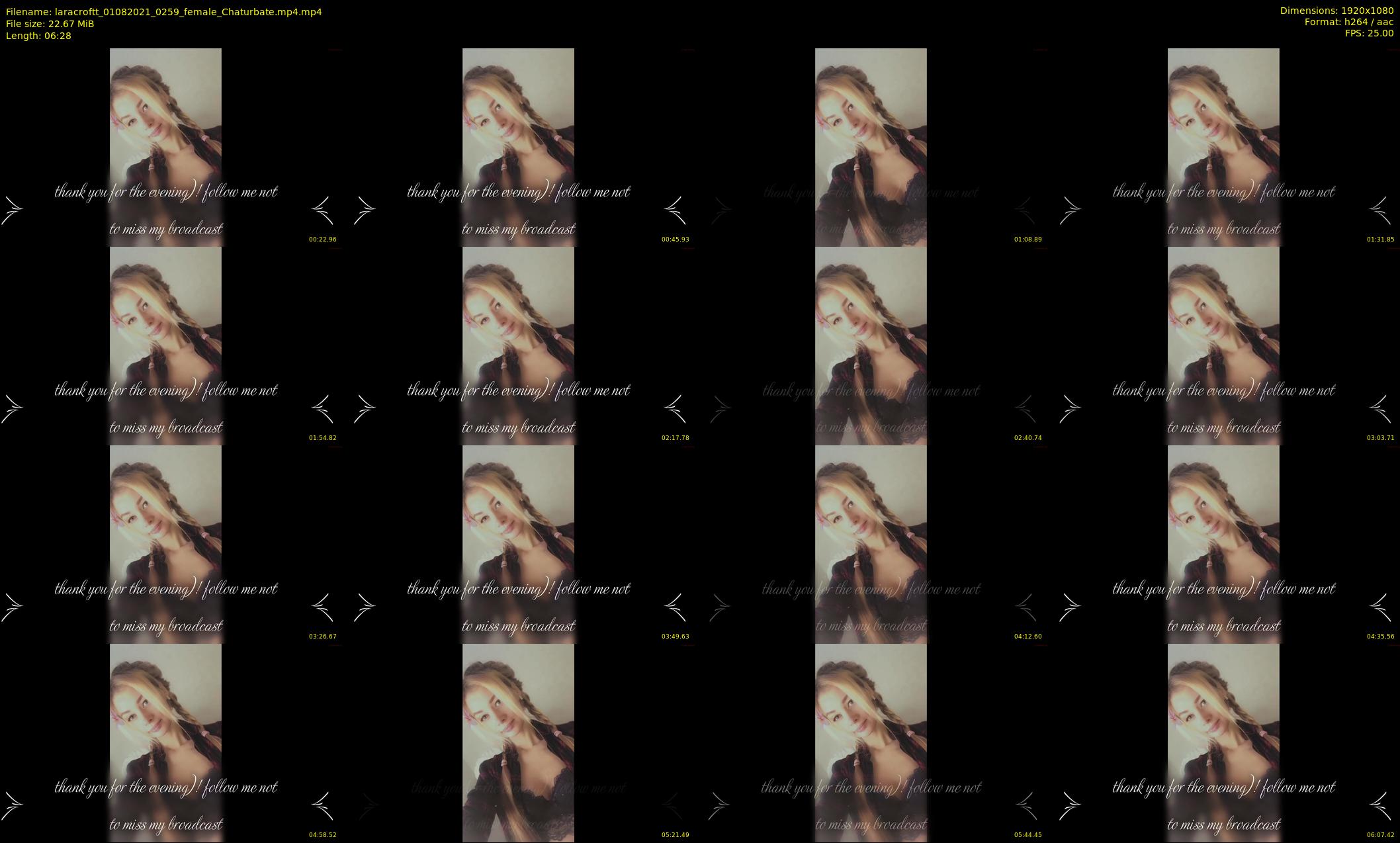 laracroftt — 7 minute Chaturbate female cam show recording, 1080p, Aug 1, 2021