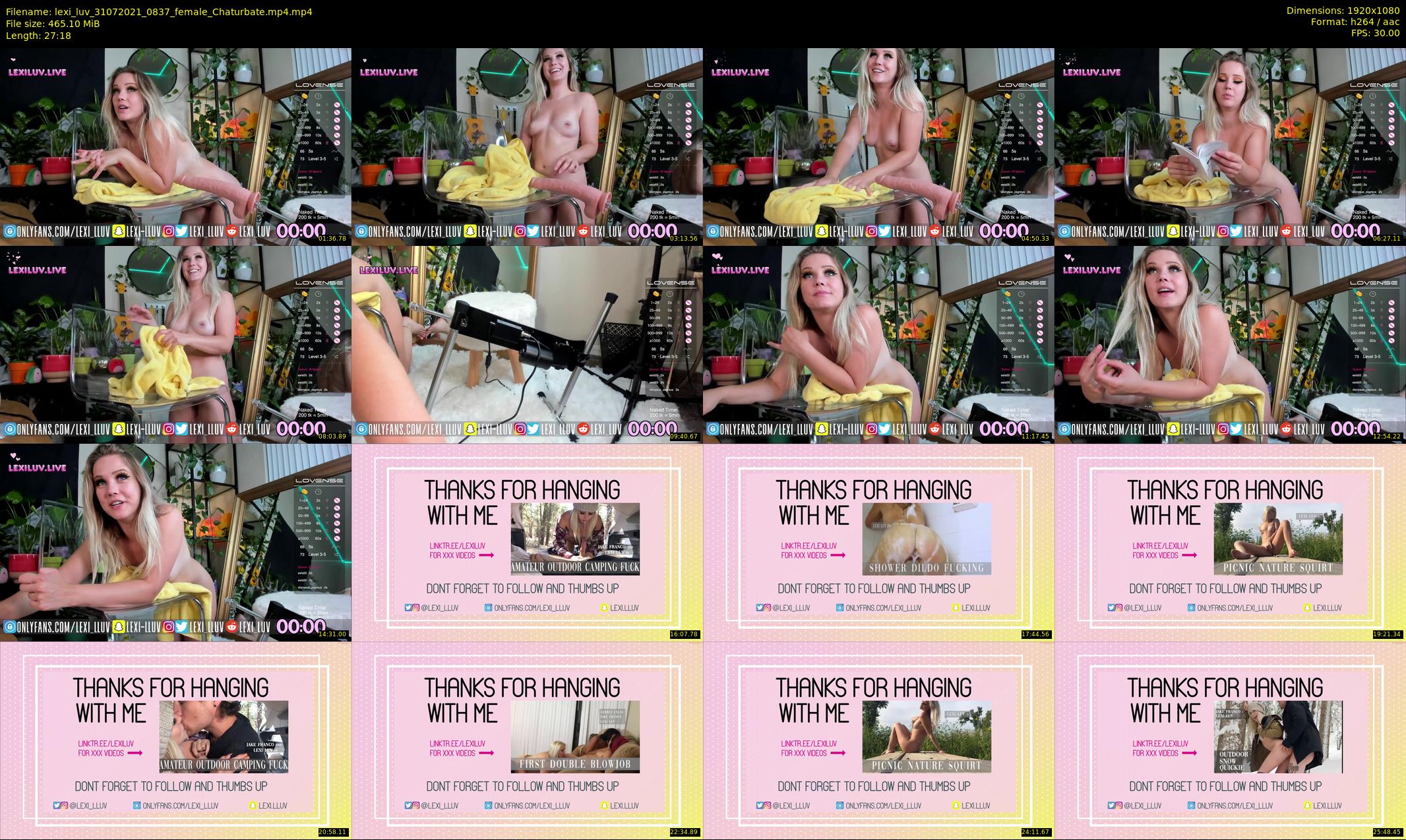 lexi_luv — 28 minute Chaturbate female cam show recording, 1080p, Jul 31, 2021