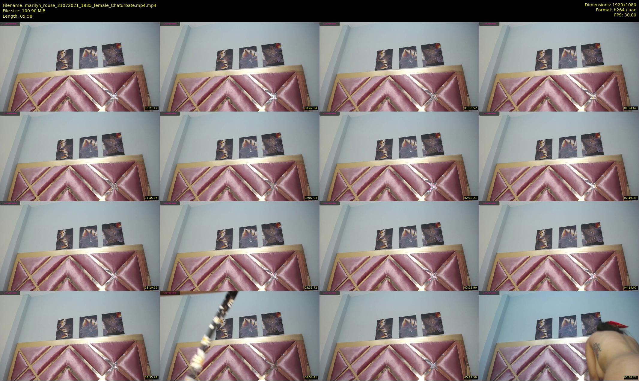 marilyn_rouse — 6 minute Chaturbate female cam show recording, 1080p, Jul 31, 2021