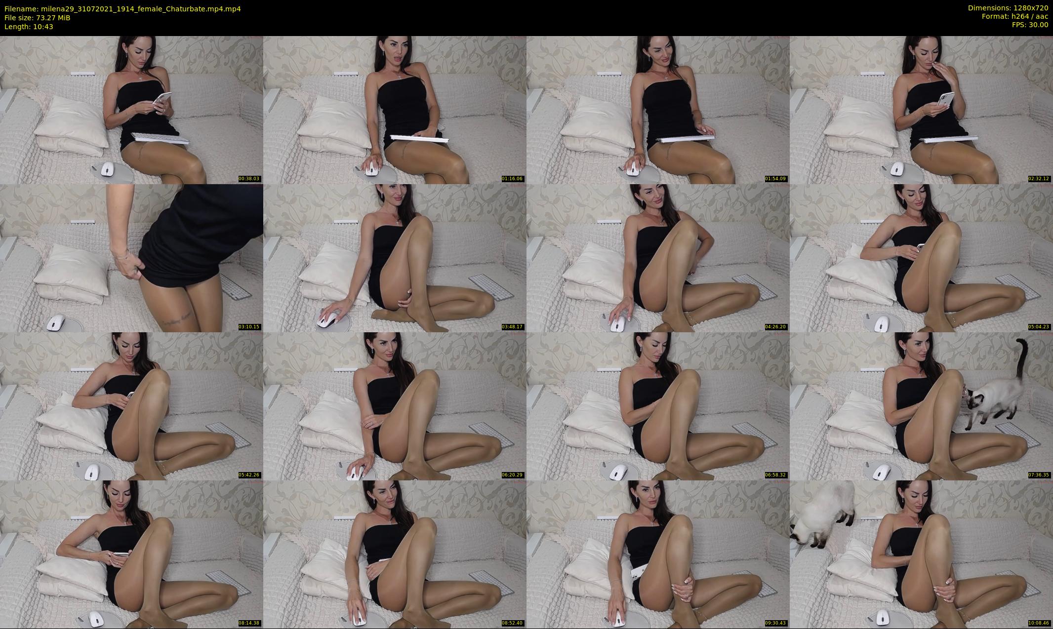 milena29 — 11 minute Chaturbate female cam show recording, 720p, Jul 31, 2021