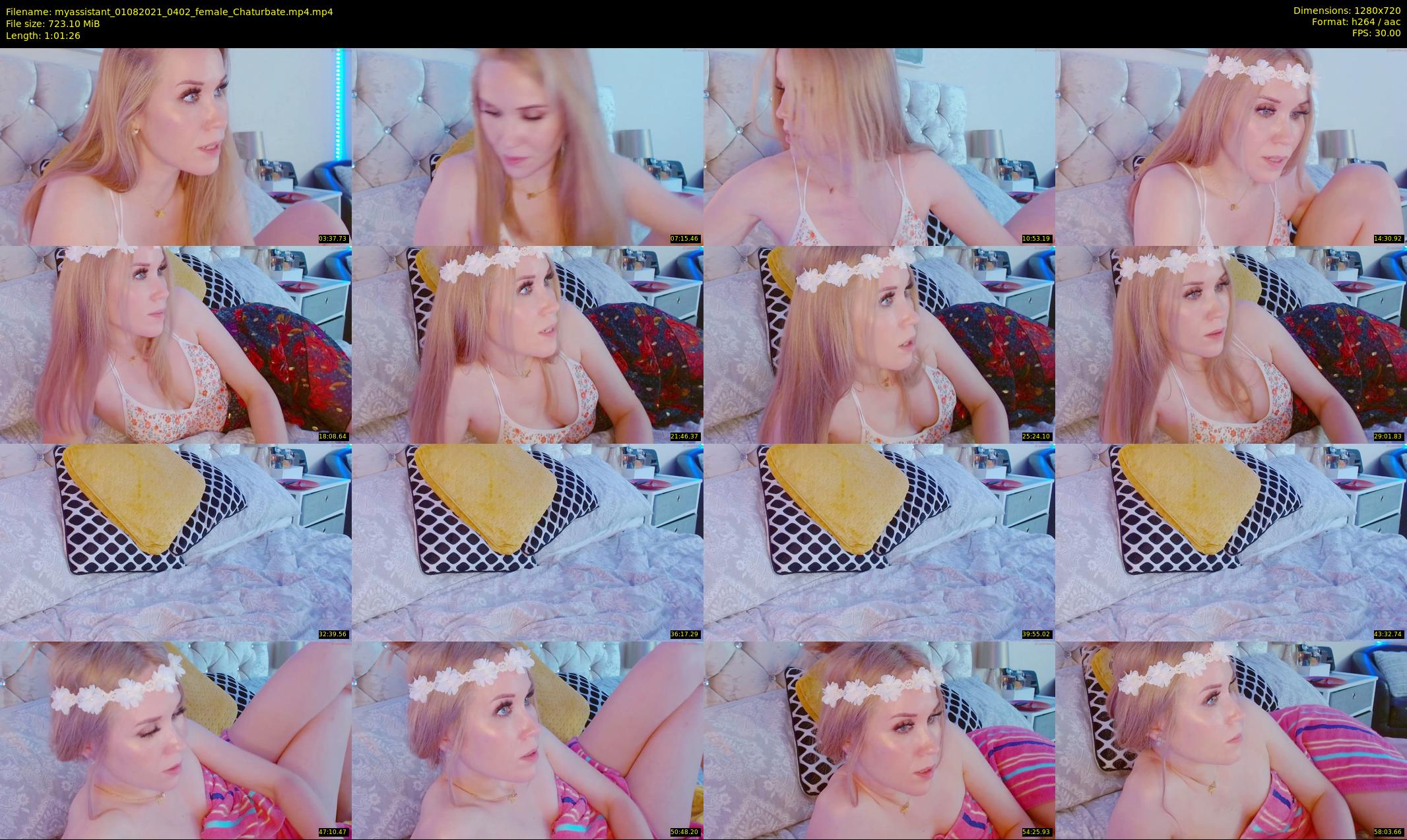 myassistant — 62 minute Chaturbate female cam show recording, 720p, Aug 1, 2021