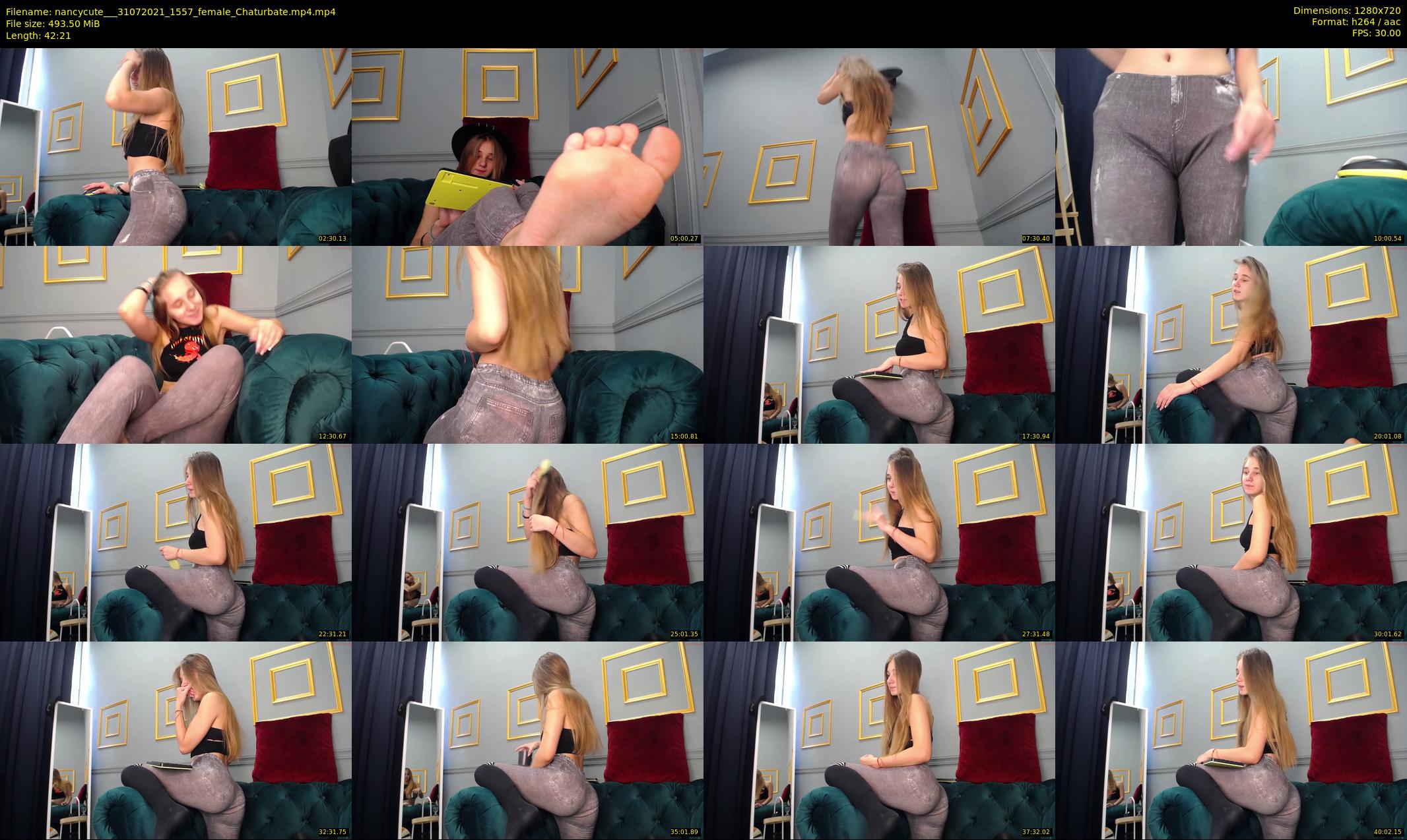 nancycute__ — 43 minute Chaturbate female cam show recording, 720p, Jul 31, 2021