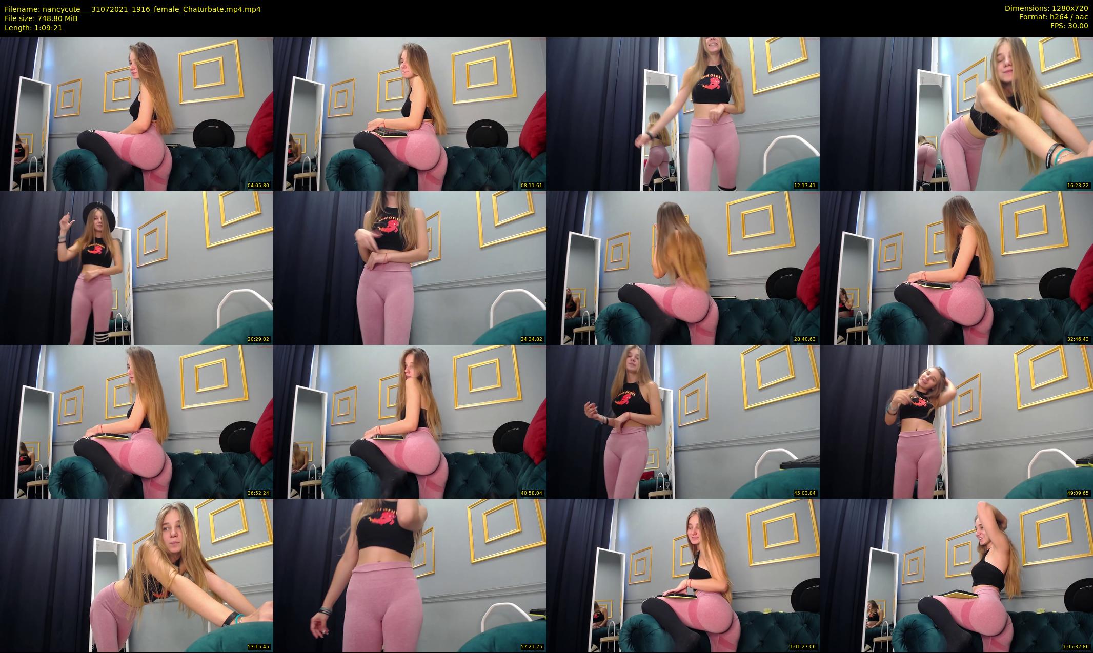 nancycute__ — 70 minute Chaturbate female cam show recording, 720p, Jul 31, 2021