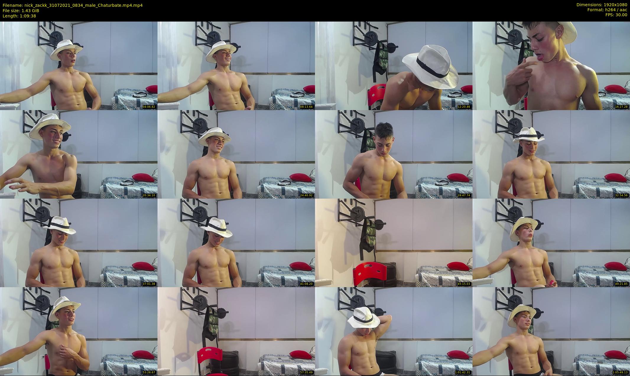 nick_zackk — 70 minute Chaturbate male cam show recording, 1080p, Jul 31, 2021