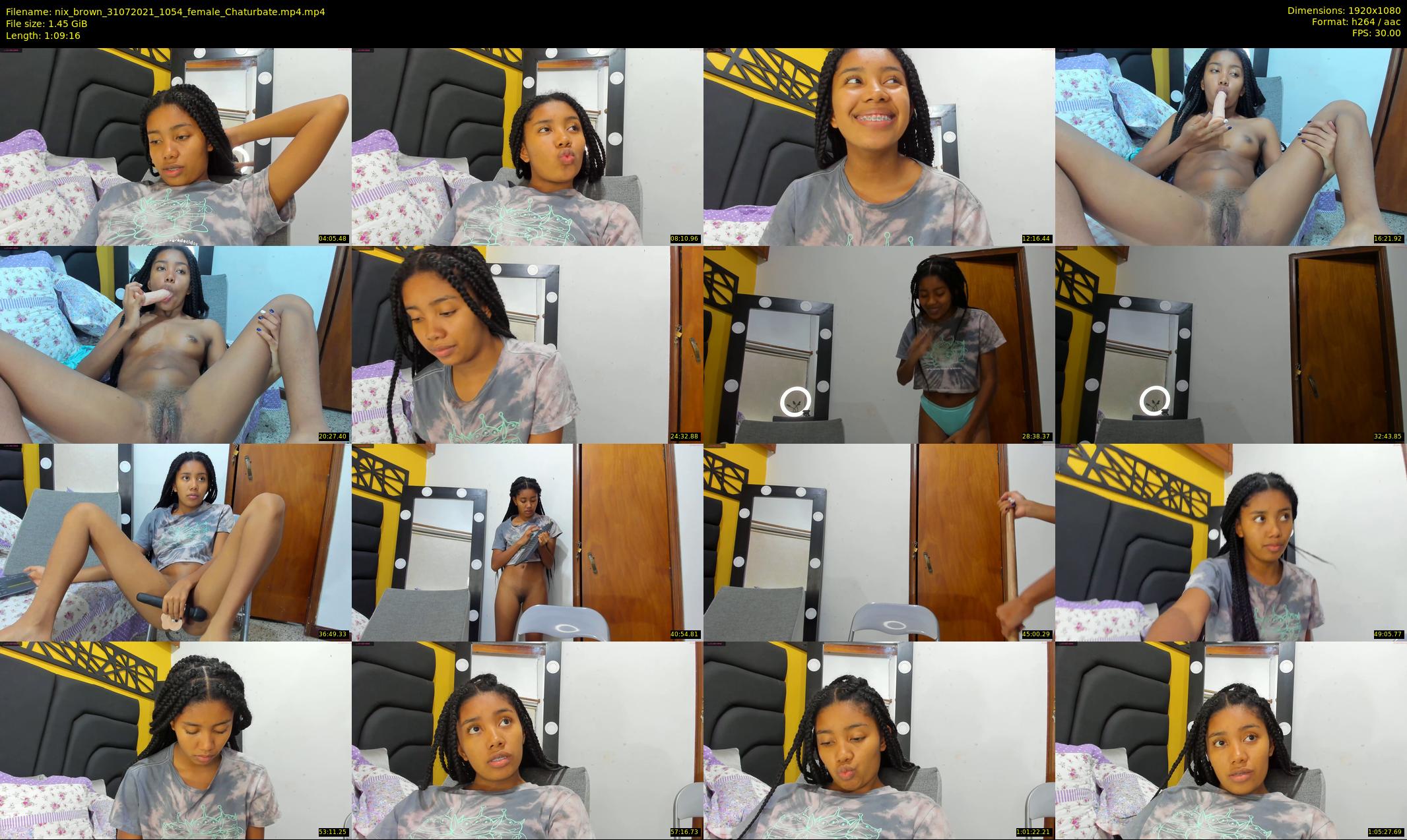 nix_brown — 70 minute Chaturbate female cam show recording, 1080p, Jul 31, 2021