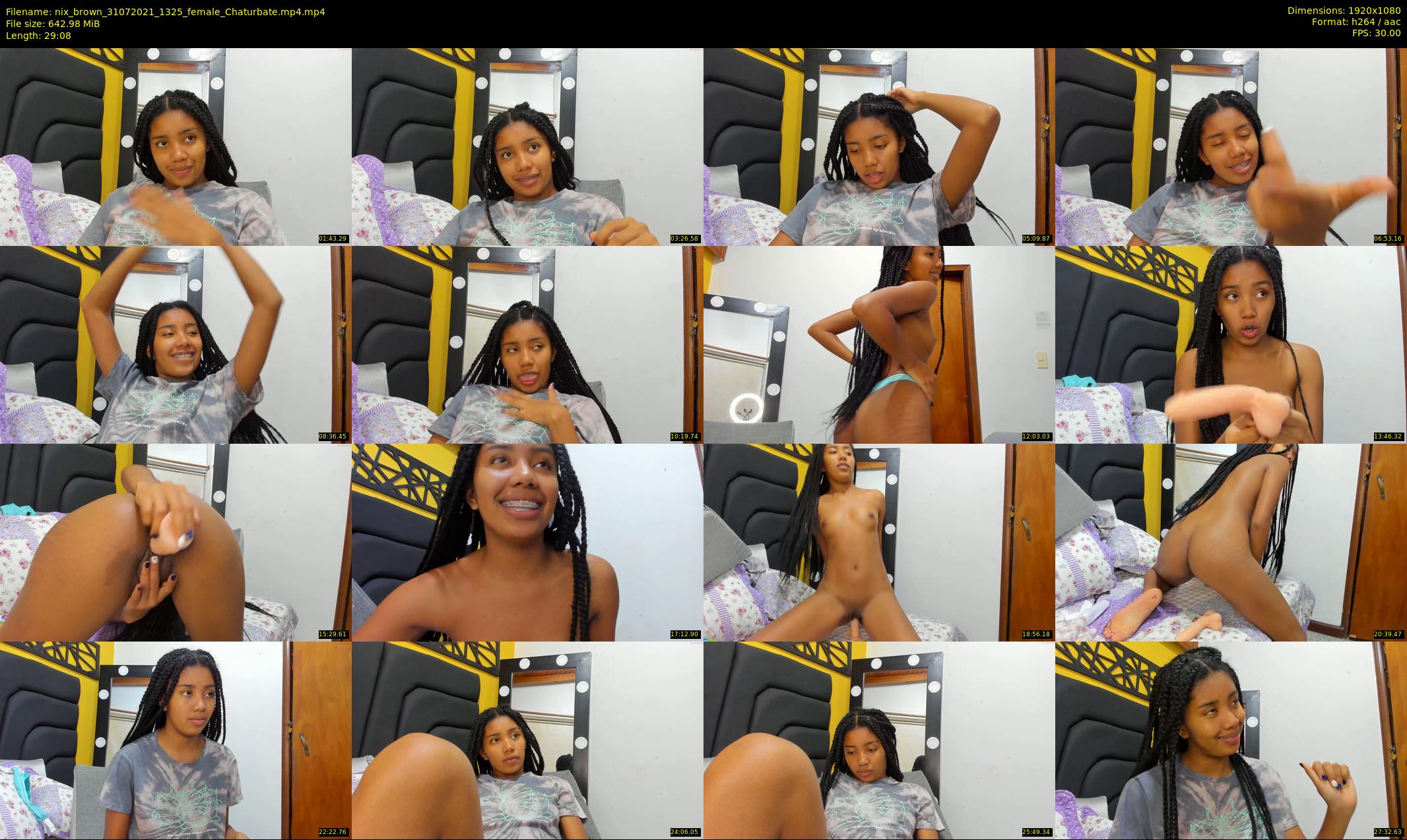 nix_brown — 30 minute Chaturbate female cam show recording, 1080p, Jul 31, 2021