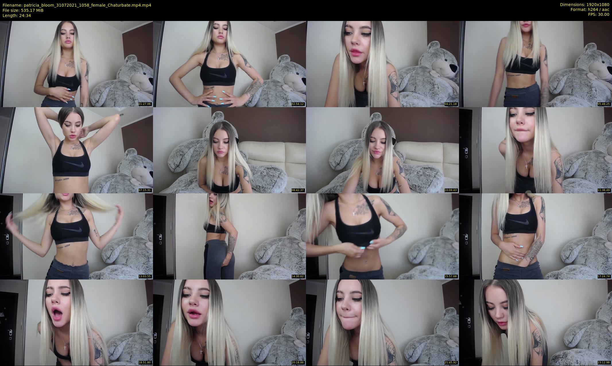 patricia_bloom — 25 minute Chaturbate female cam show recording, 1080p, Jul 31, 2021