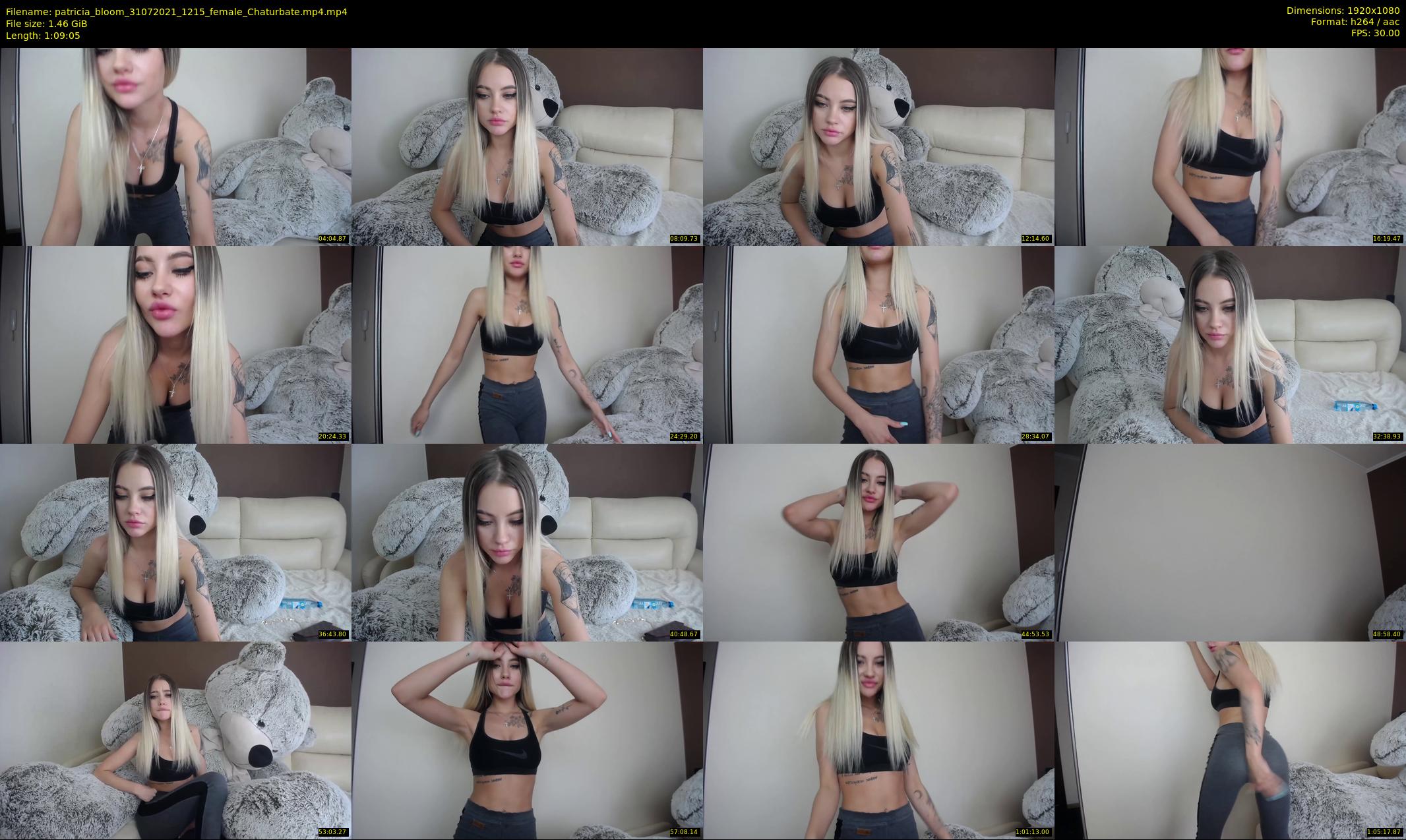 patricia_bloom — 70 minute Chaturbate female cam show recording, 1080p, Jul 31, 2021