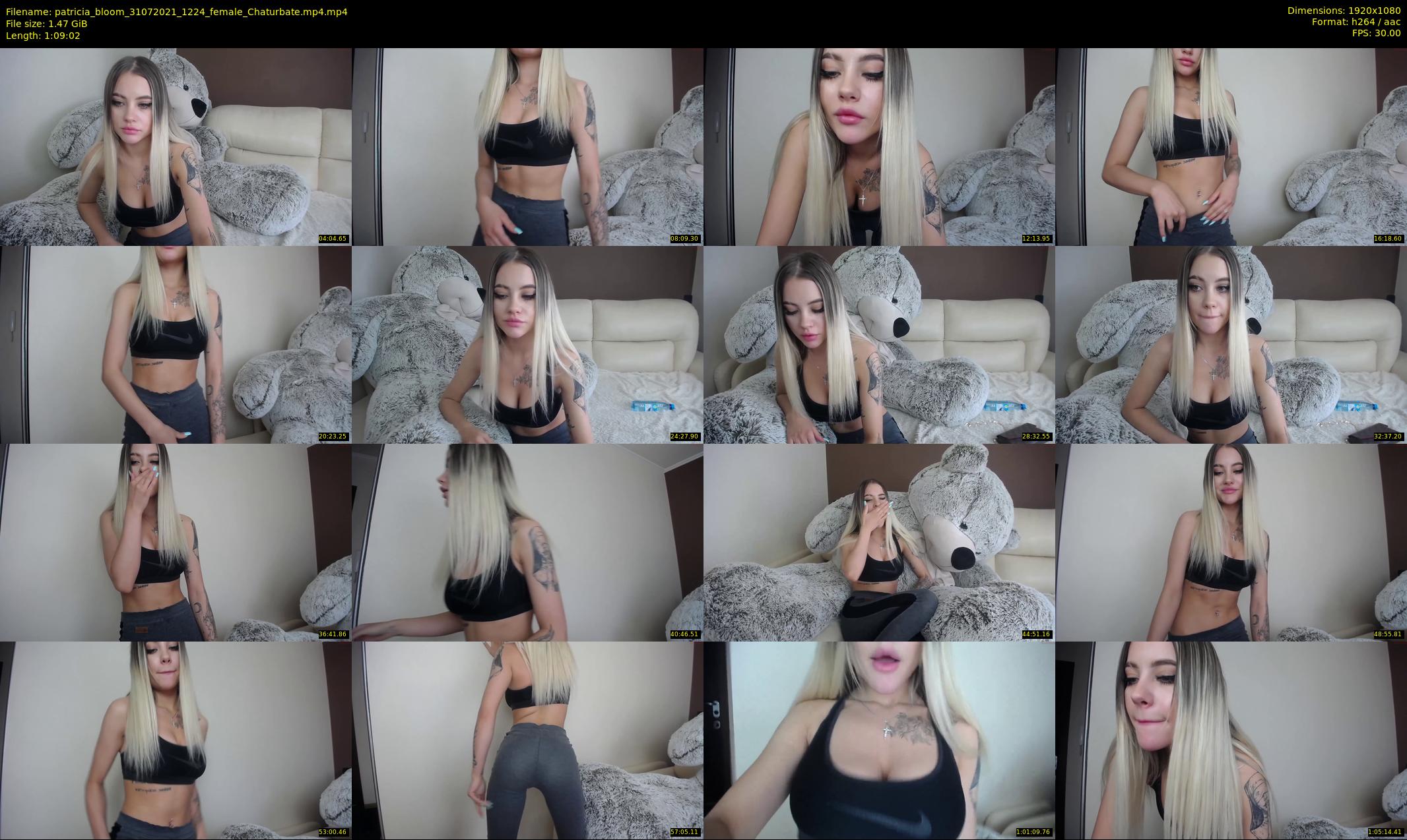patricia_bloom — 70 minute Chaturbate female cam show recording, 1080p, Jul 31, 2021