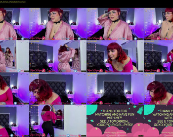 pyrowayne — 35 minute Chaturbate female cam show recording, 1080p, Aug 1, 2021