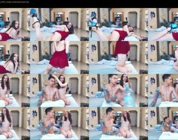 shineblue2728 — 6 minute Chaturbate couple cam show recording, 720p, Aug 1, 2021