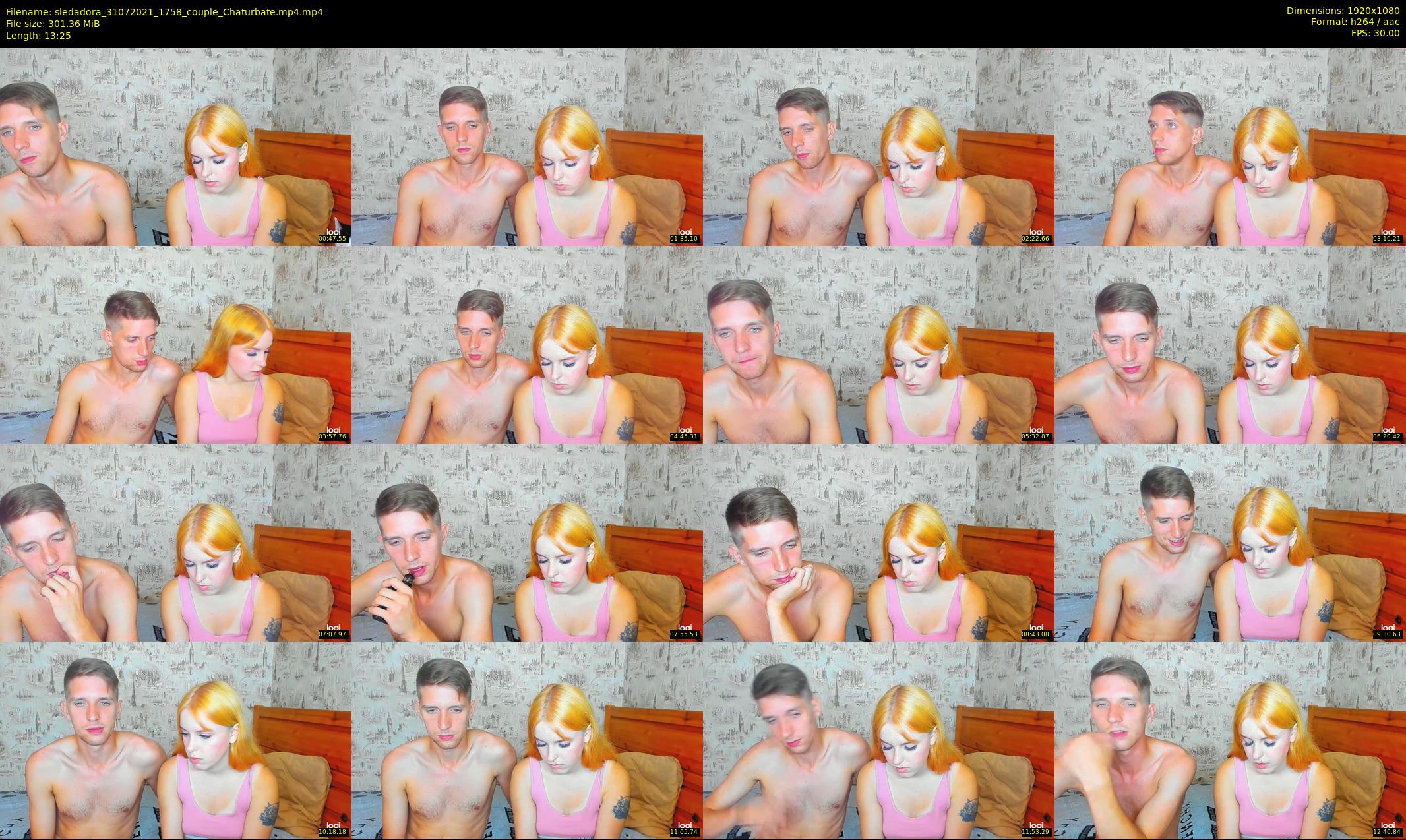 sledadora — 14 minute Chaturbate couple cam show recording, 1080p, Jul 31, 2021