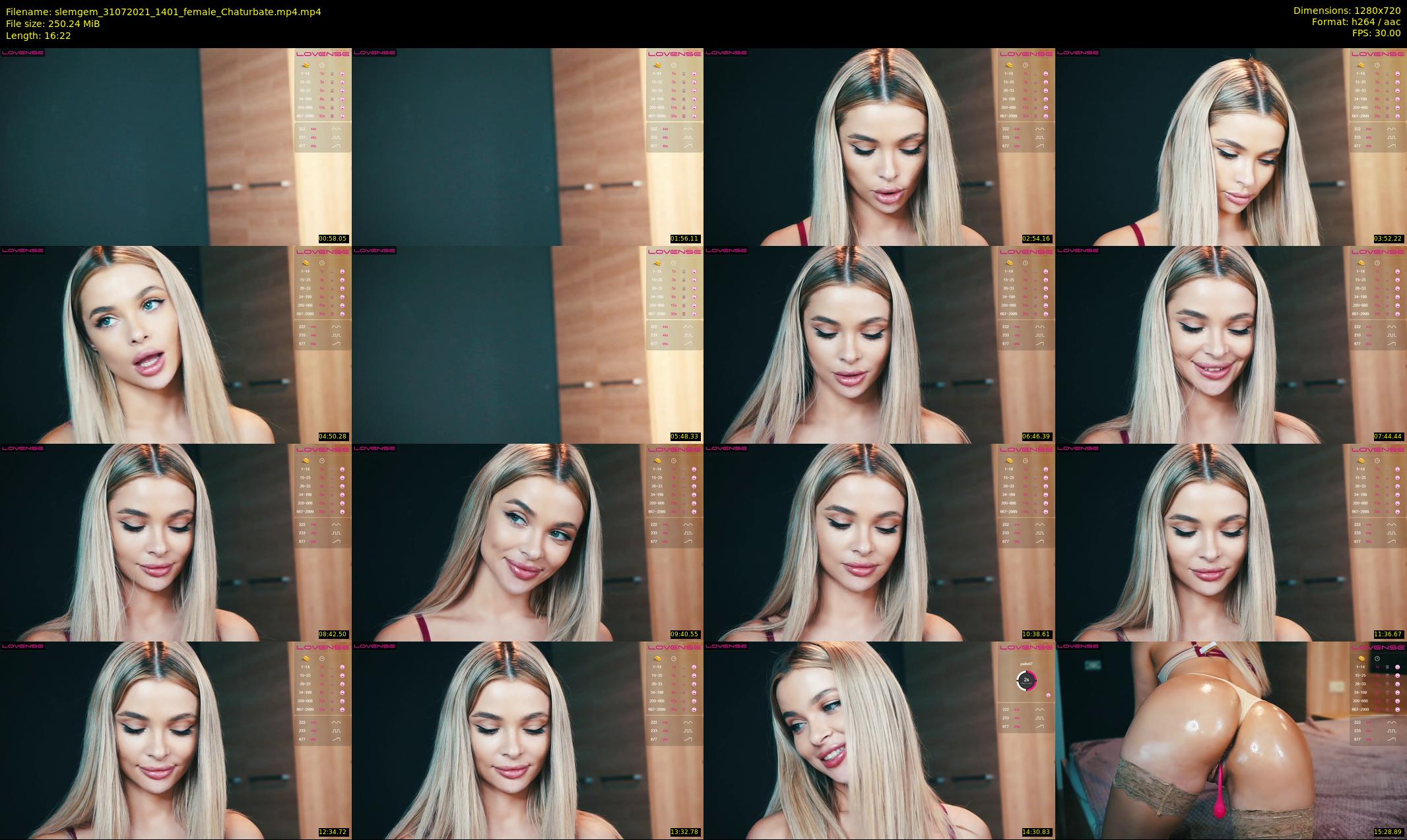 slemgem — 17 minute Chaturbate couple cam show recording, 720p, Jul 31, 2021