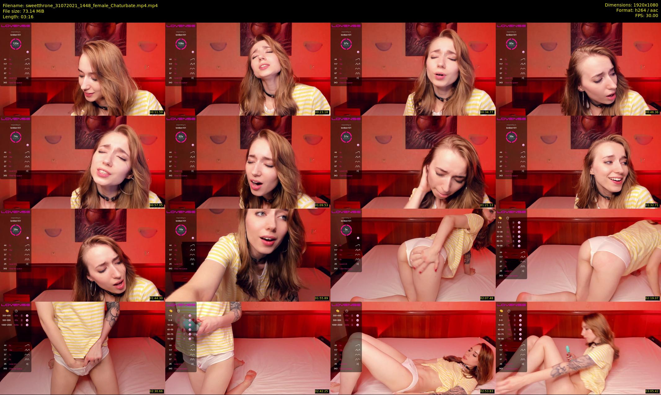 sweetthrone — 4 minute Chaturbate couple cam show recording, 1080p, Jul 31, 2021