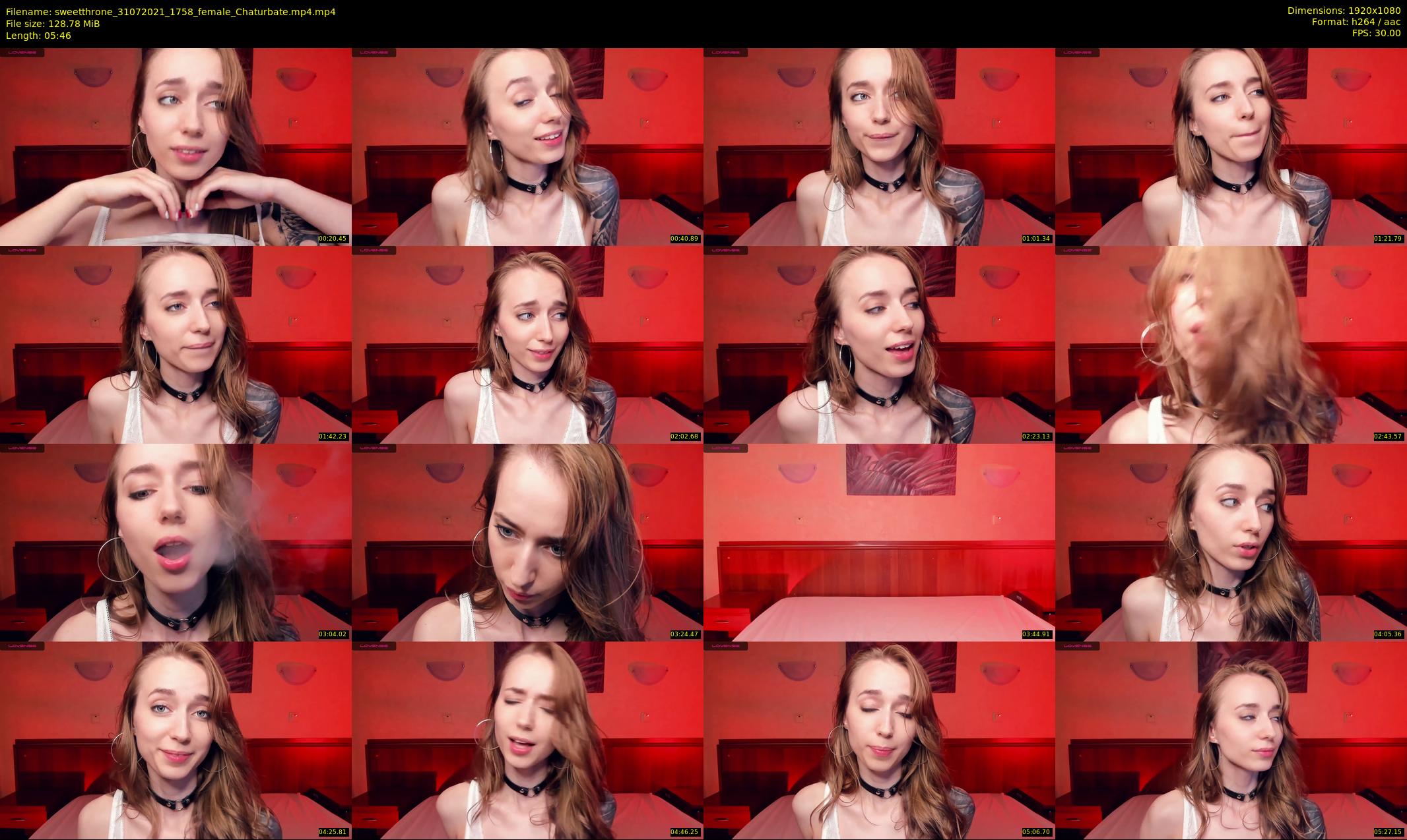 sweetthrone — 6 minute Chaturbate couple cam show recording, 1080p, Jul 31, 2021