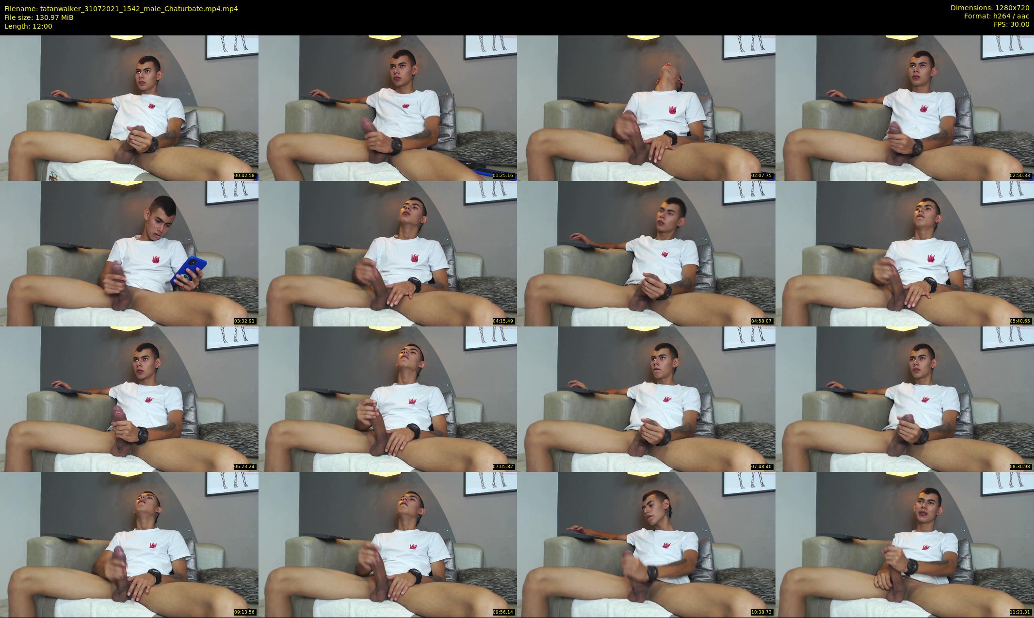 tatanwalker — 12 minute Chaturbate male cam show recording, 720p, Jul 31, 2021