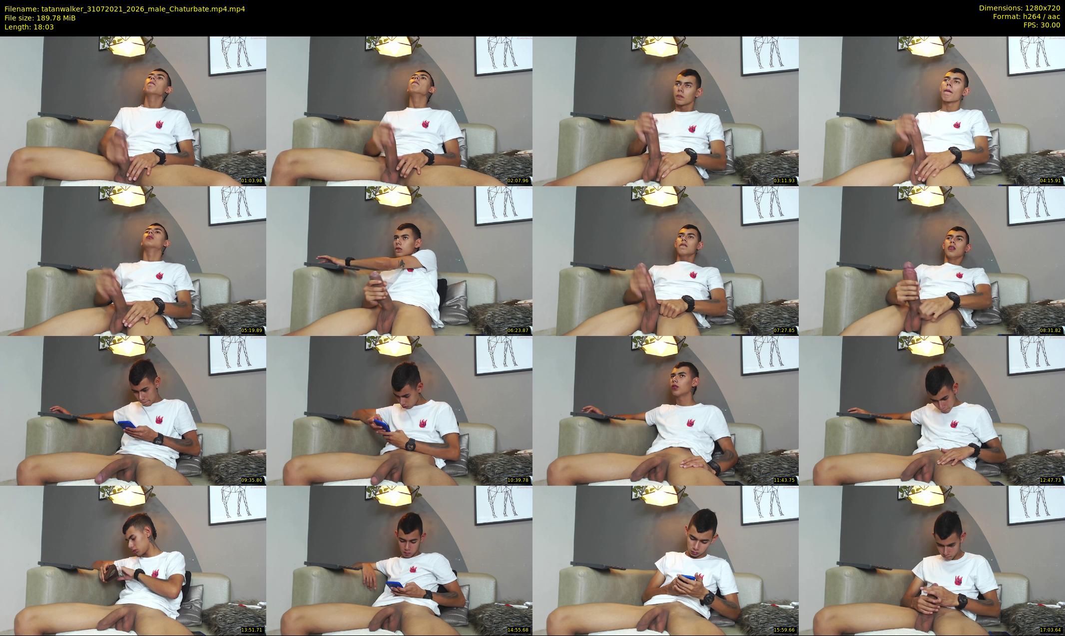 tatanwalker — 19 minute Chaturbate male cam show recording, 720p, Jul 31, 2021