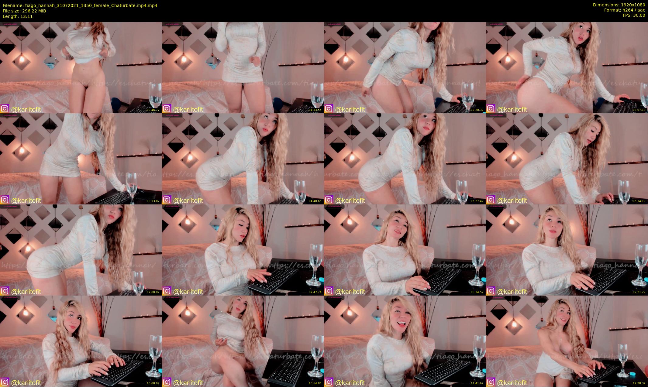 tiago_hannah — 14 minute Chaturbate couple cam show recording, 1080p, Jul 31, 2021