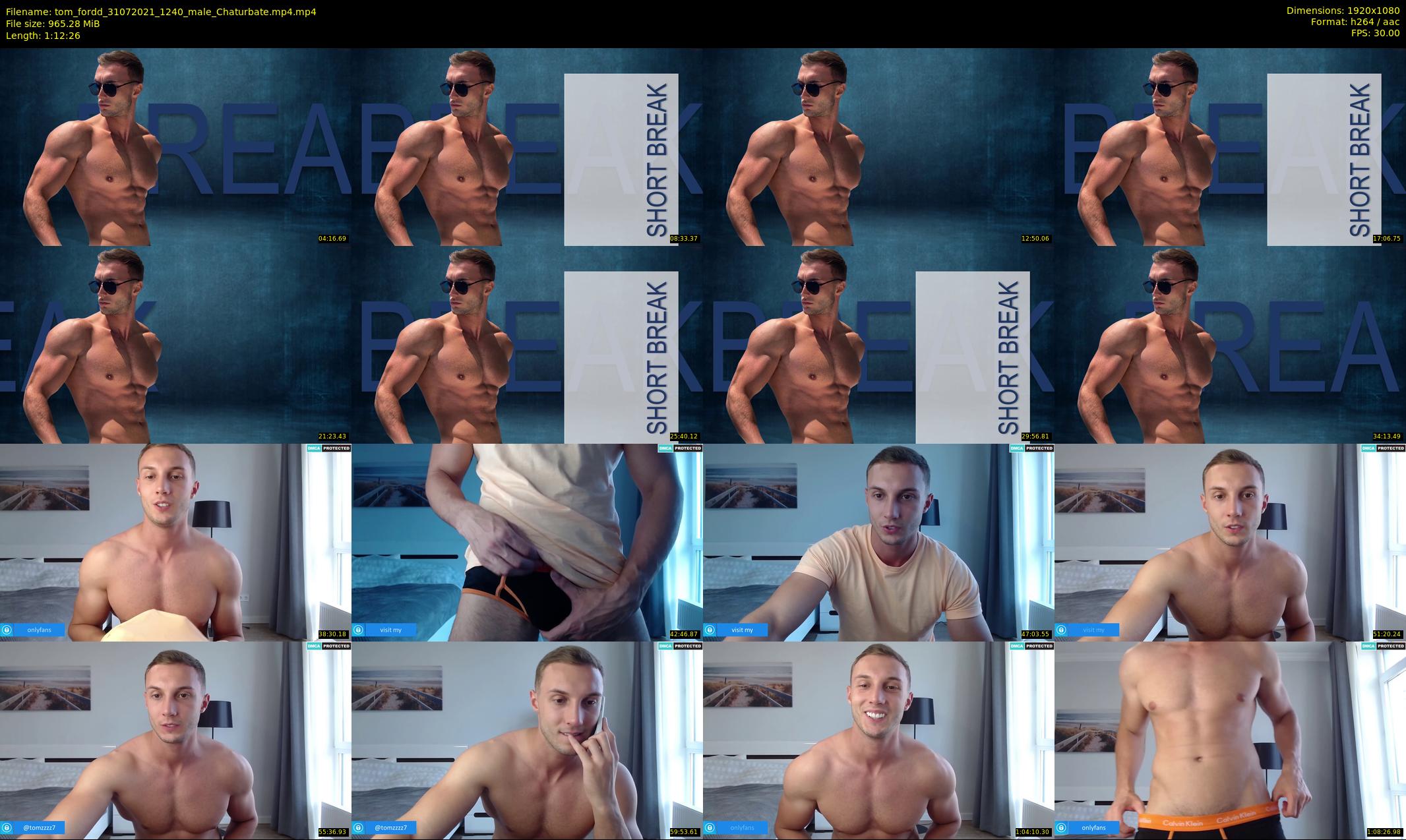 tom_fordd — 73 minute Chaturbate male cam show recording, 1080p, Jul 31, 2021