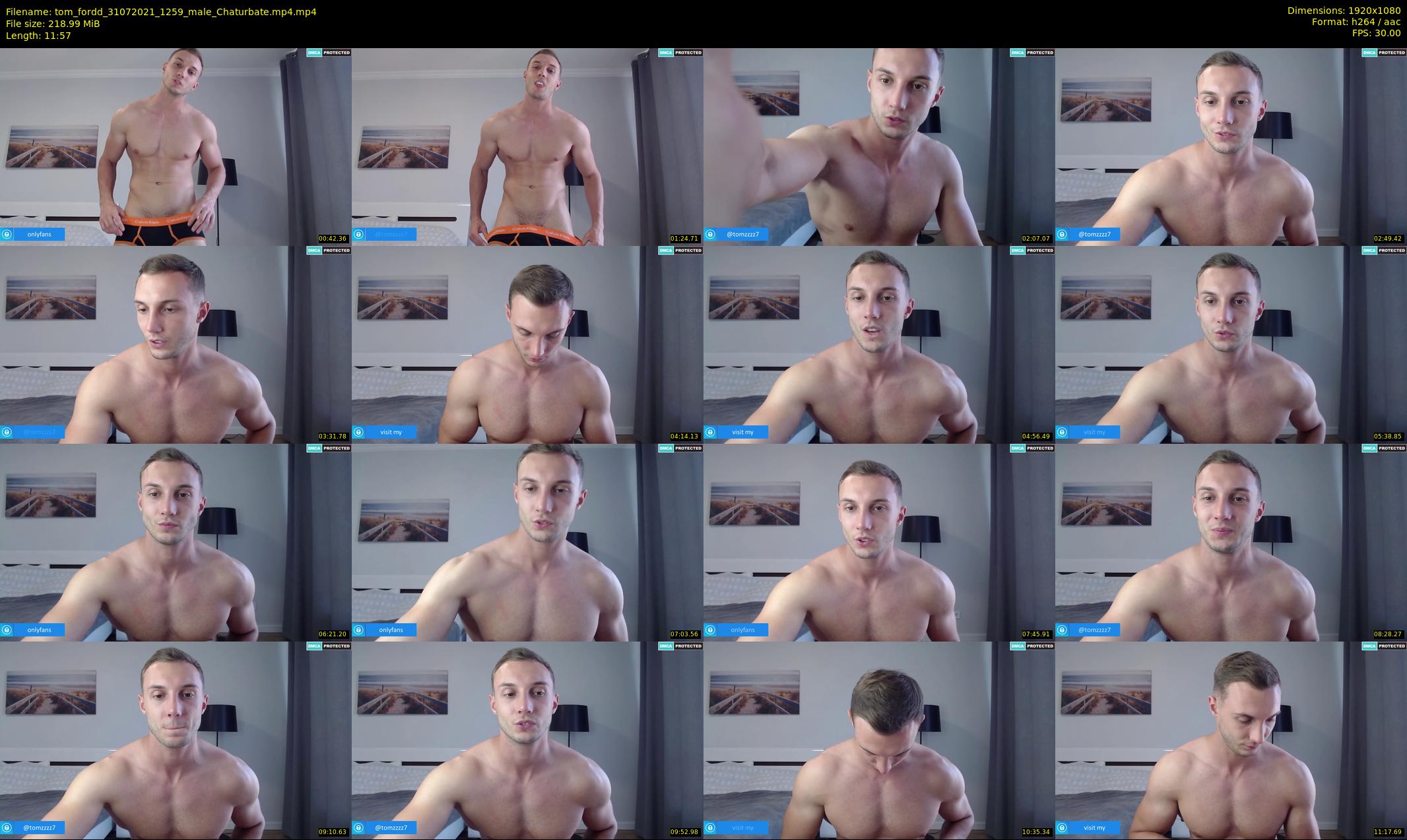 tom_fordd — 12 minute Chaturbate male cam show recording, 1080p, Jul 31, 2021