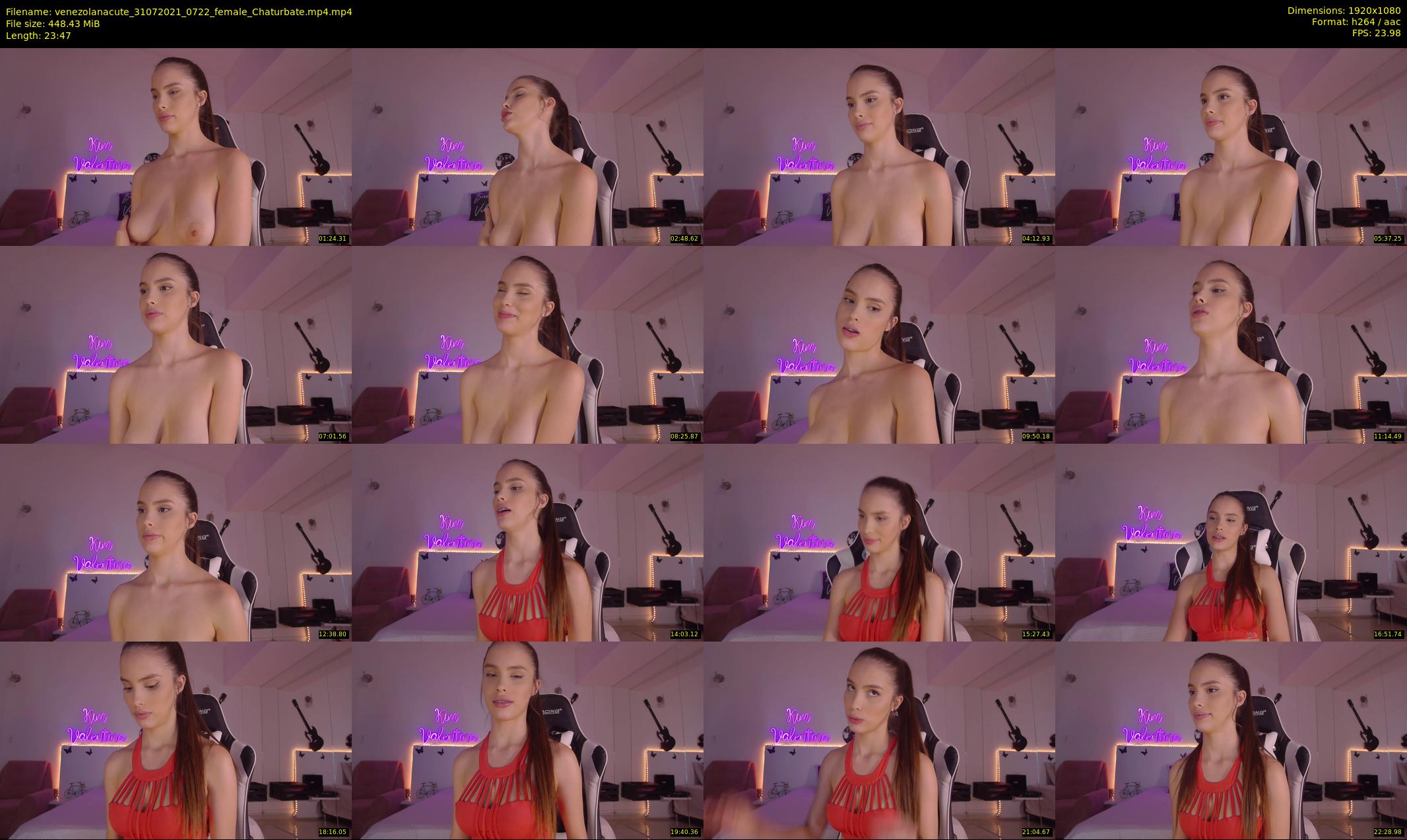 venezolanacute — 24 minute Chaturbate female cam show recording, 1080p, Jul 31, 2021