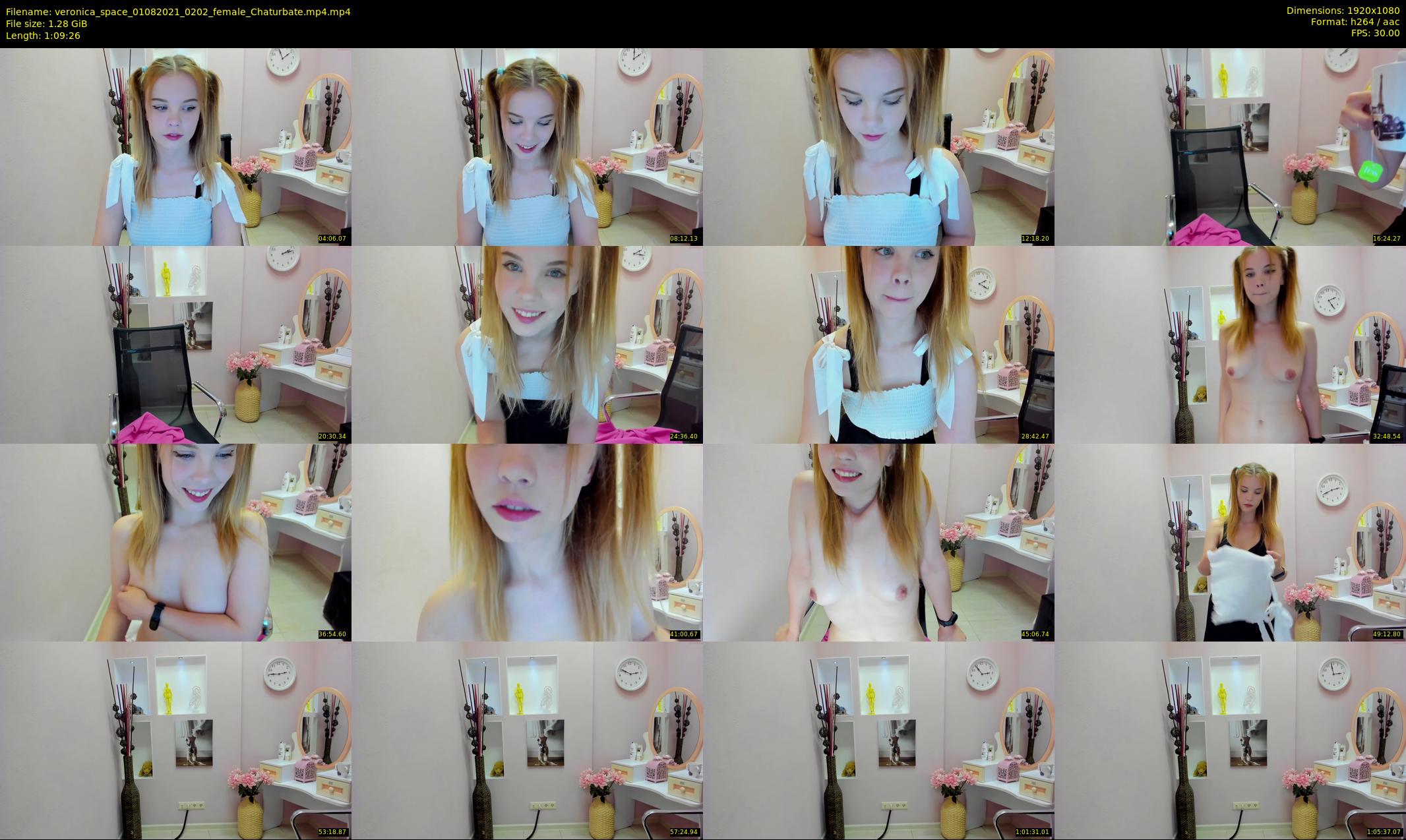 veronica_space — 70 minute Chaturbate female cam show recording, 1080p, Aug 1, 2021