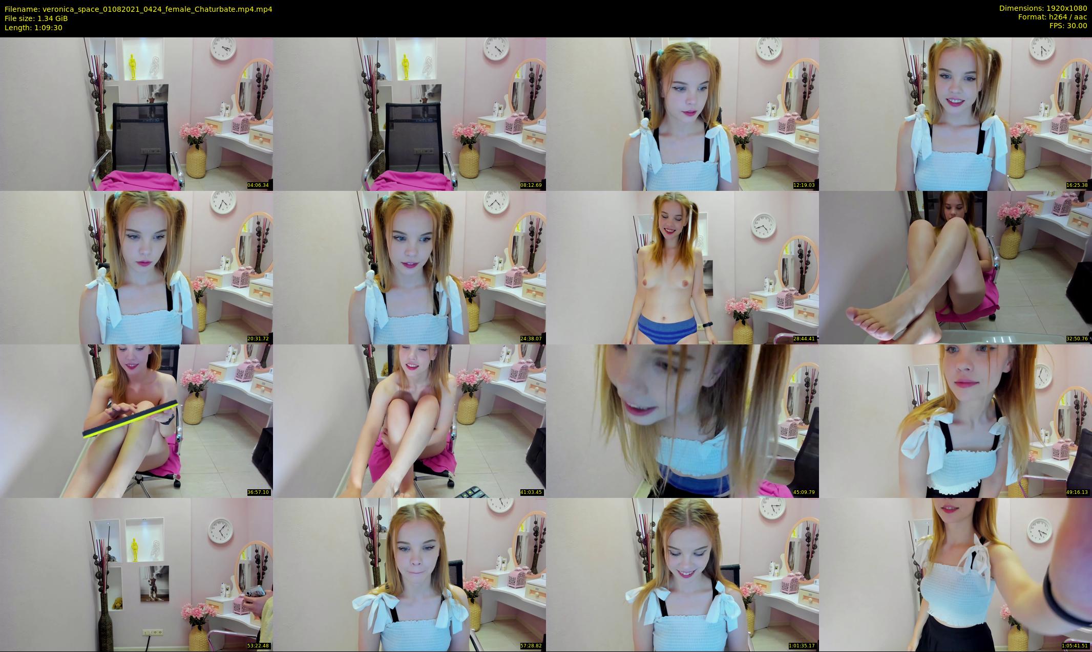 veronica_space — 70 minute Chaturbate female cam show recording, 1080p, Aug 1, 2021