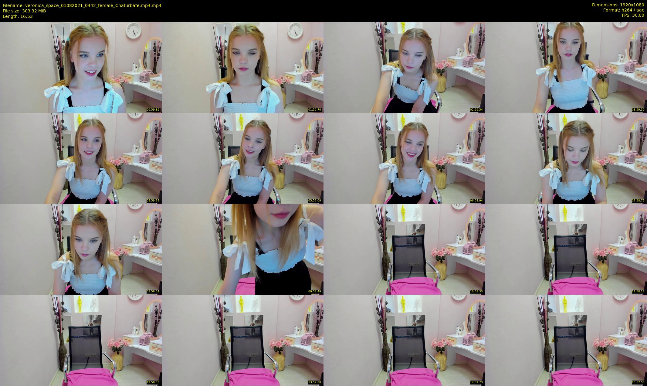 veronica_space — 17 minute Chaturbate female cam show recording, 1080p, Aug 1, 2021