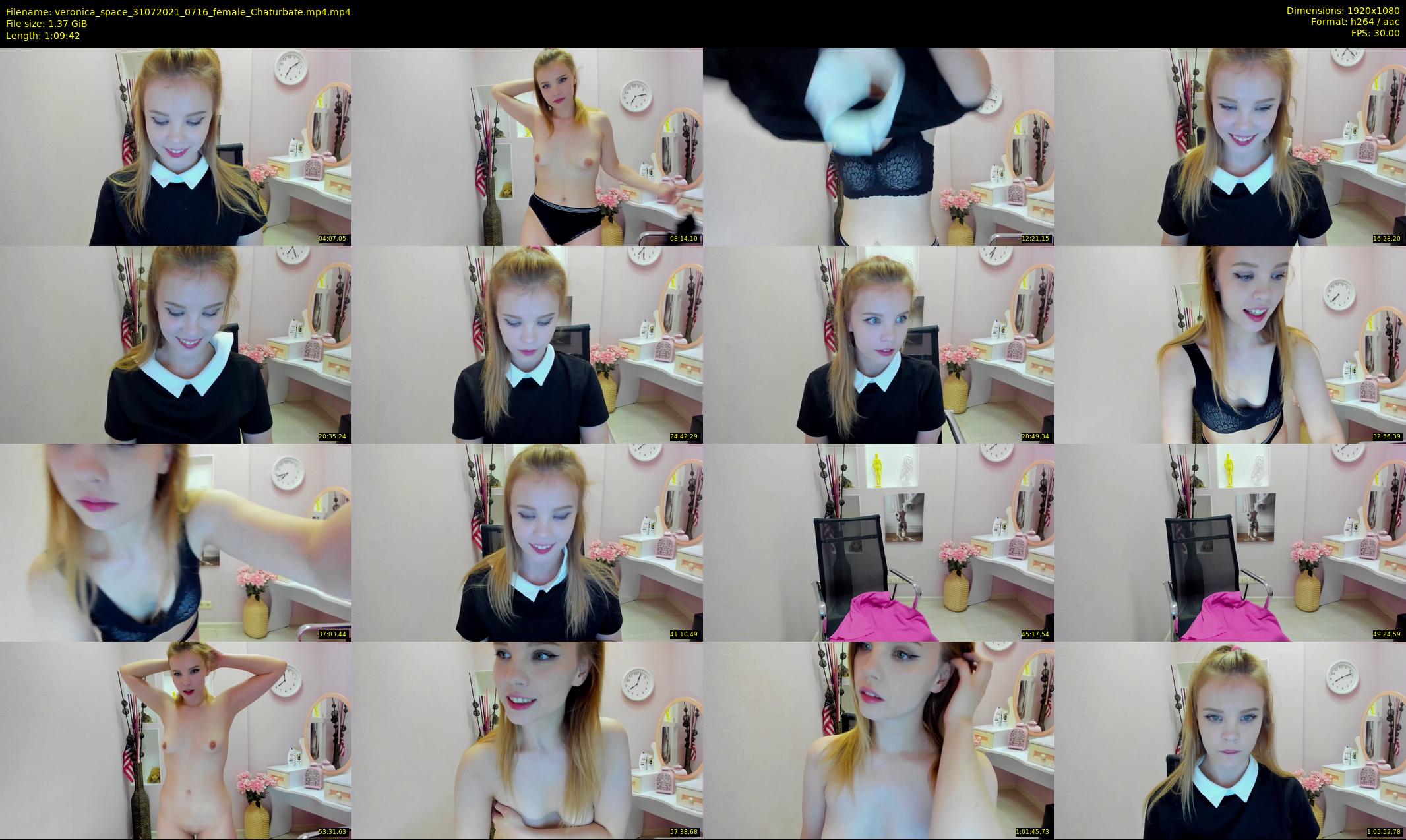 veronica_space — 70 minute Chaturbate female cam show recording, 1080p, Jul 31, 2021