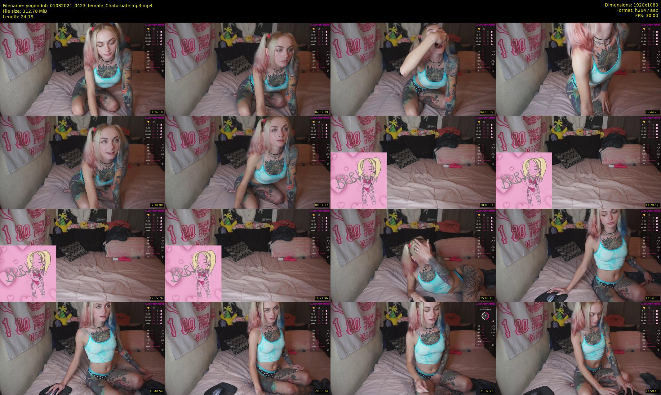 yogendub — 25 minute Chaturbate female cam show recording, 1080p, Aug 1, 2021