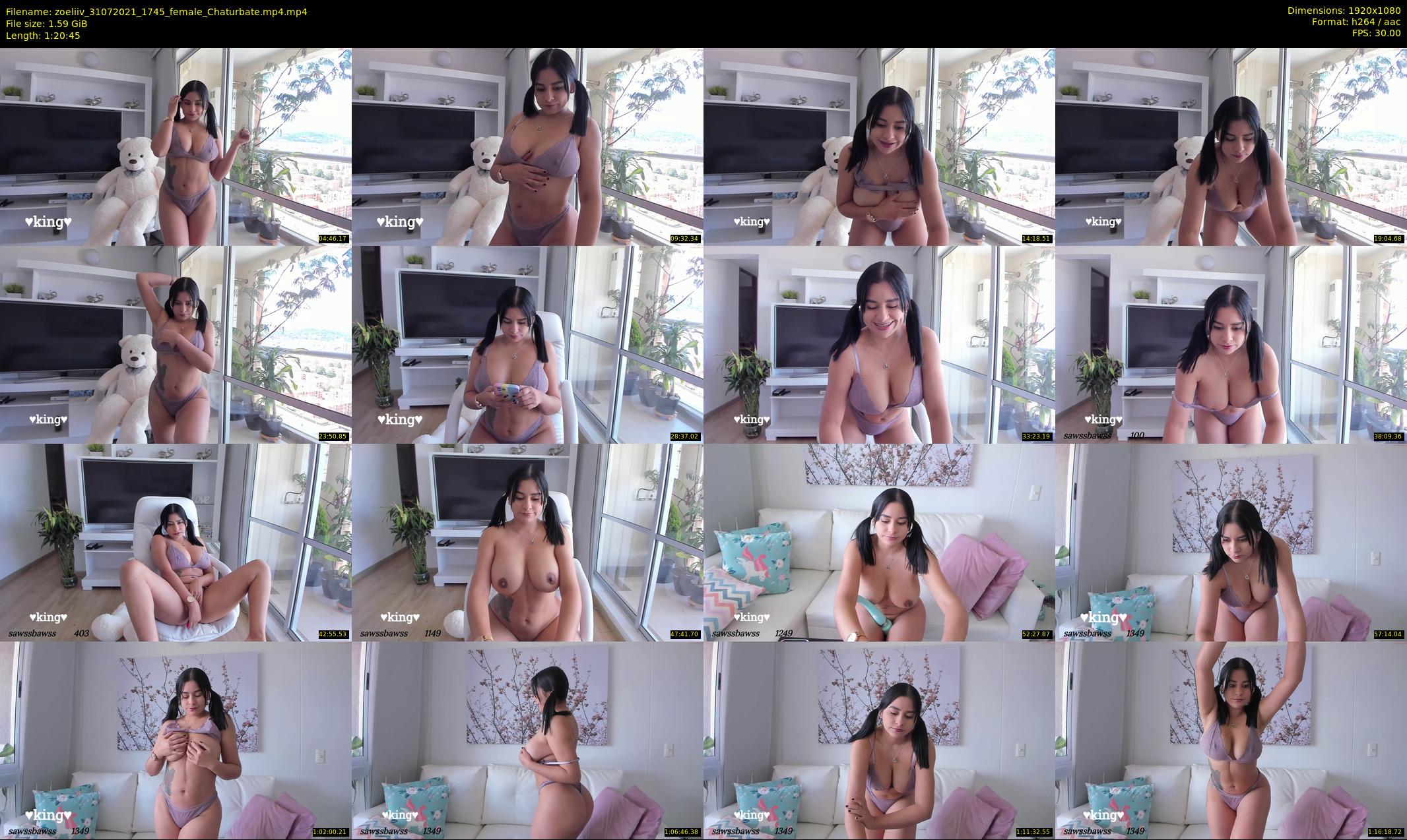 zoeliiv — 81 minute Chaturbate female cam show recording, 1080p, Jul 31, 2021