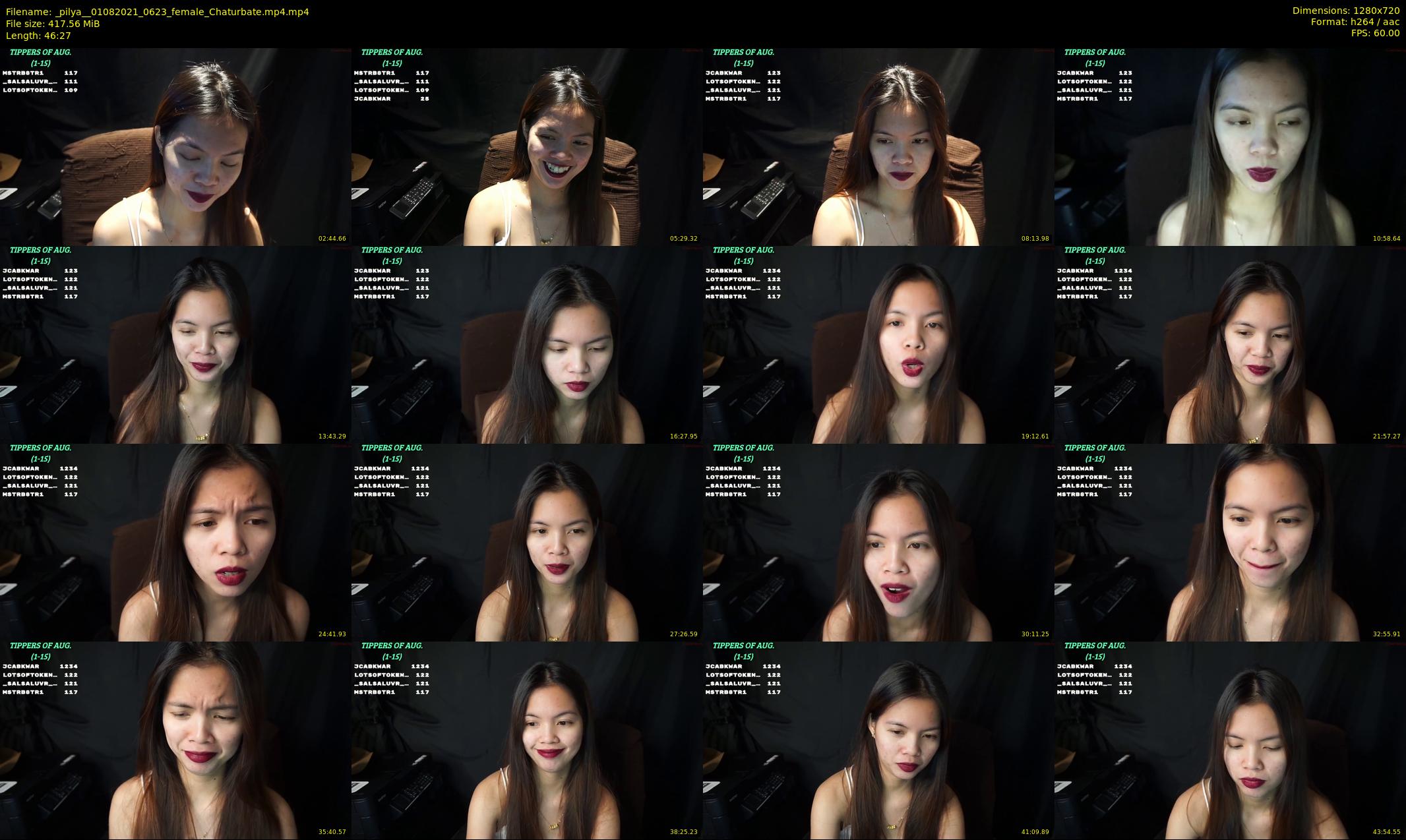 _pilya_ — 47 minute Chaturbate female cam show recording, 720p, Aug 1, 2021