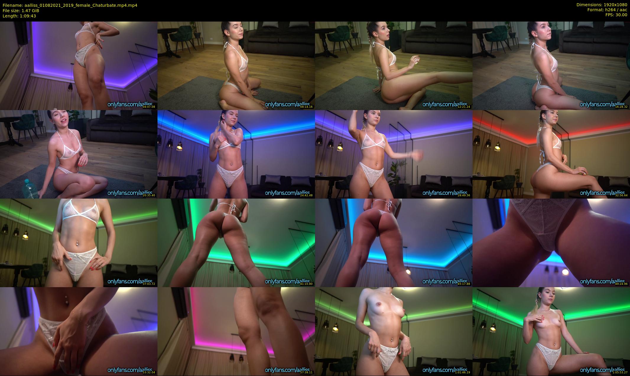 aalliss — 70 minute Chaturbate female cam show recording, 1080p, Aug 1, 2021