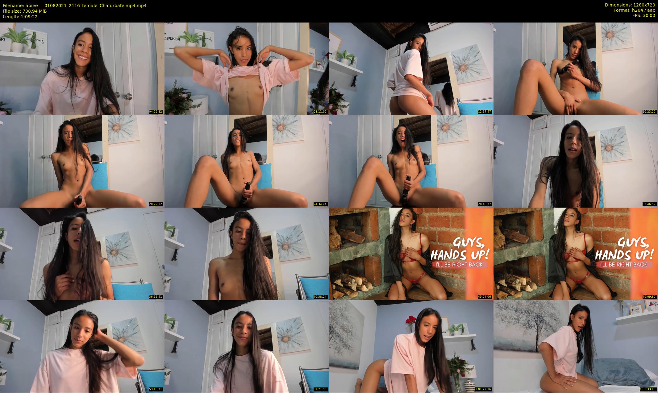 abiee__ — 70 minute Chaturbate female cam show recording, 720p, Aug 1, 2021