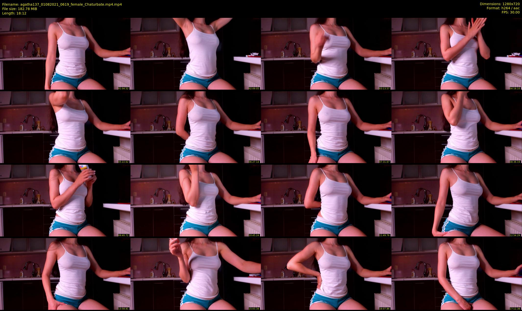agatha137 — 19 minute Chaturbate female cam show recording, 720p, Aug 1, 2021