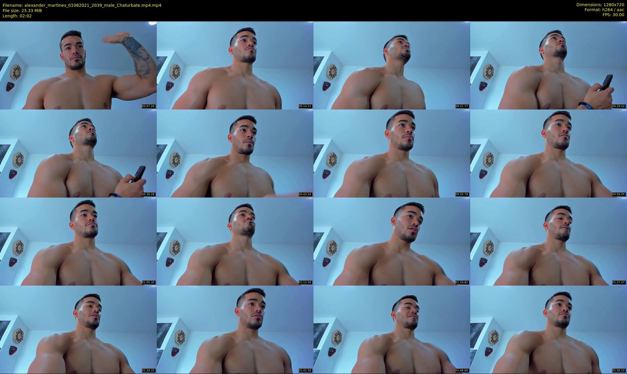 alexander_martines — 3 minute Chaturbate male cam show recording, 720p, Aug 1, 2021