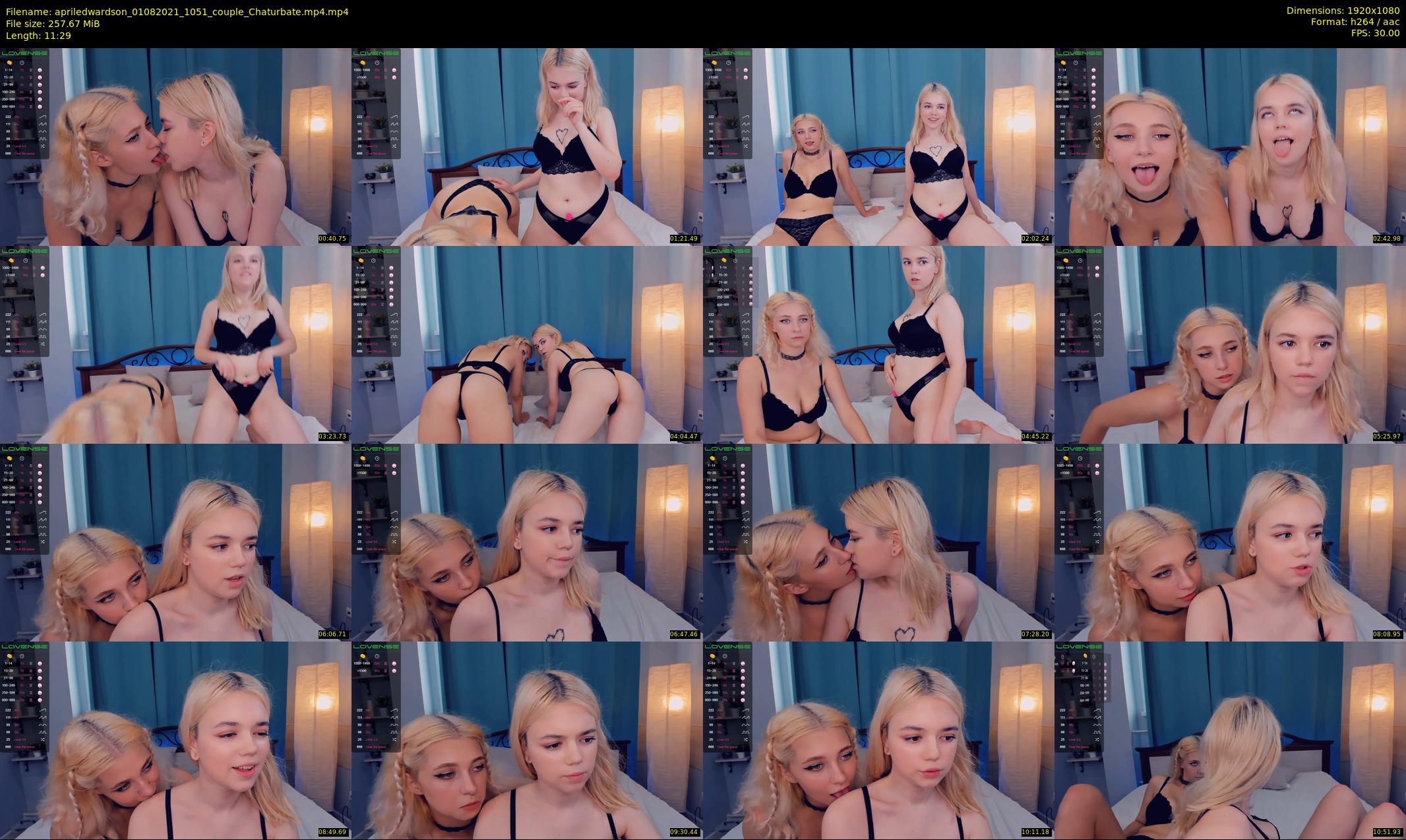 apriledwardson — 12 minute Chaturbate couple cam show recording, 1080p, Aug 1, 2021