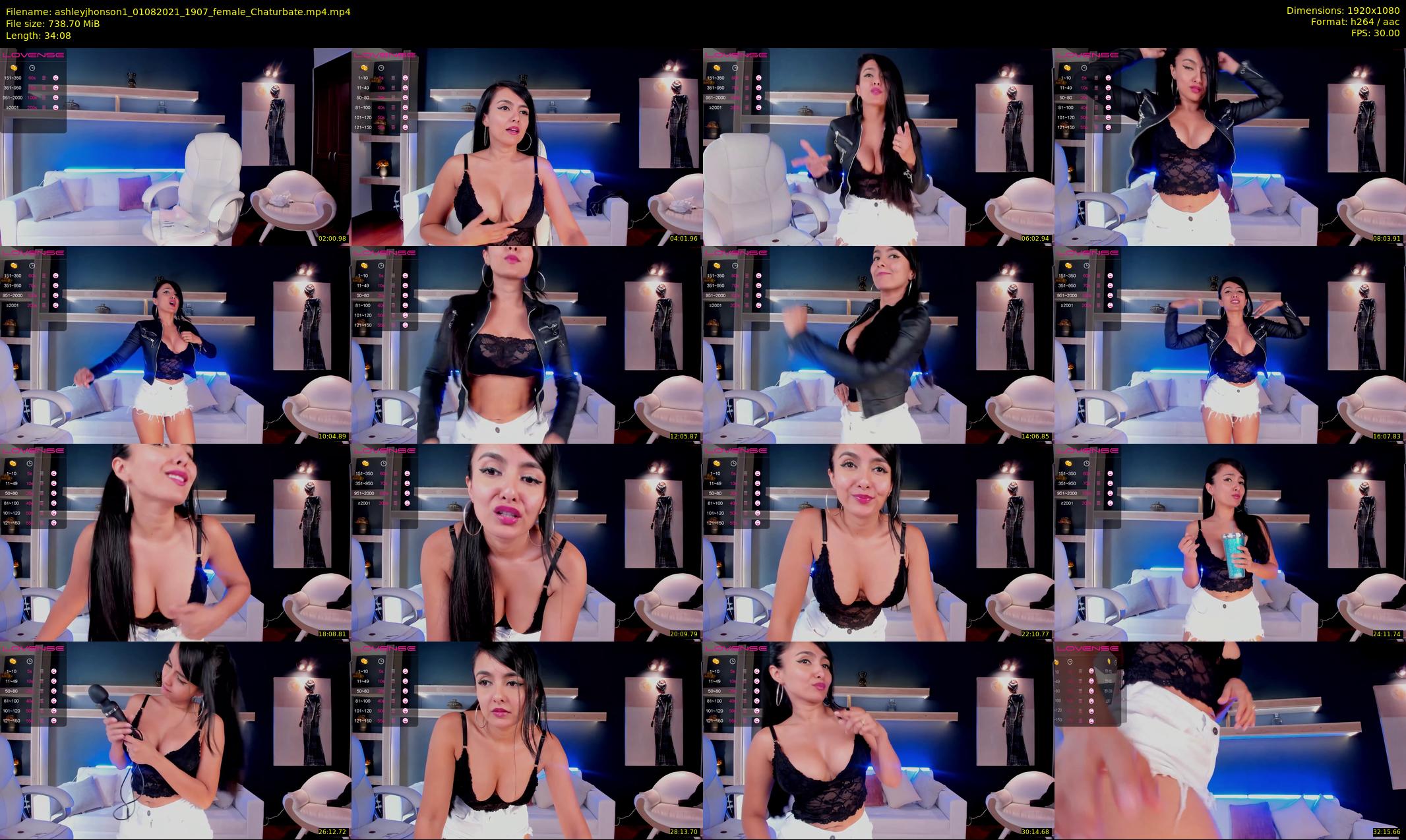ashleyjhonson1 — 35 minute Chaturbate female cam show recording, 1080p, Aug 1, 2021