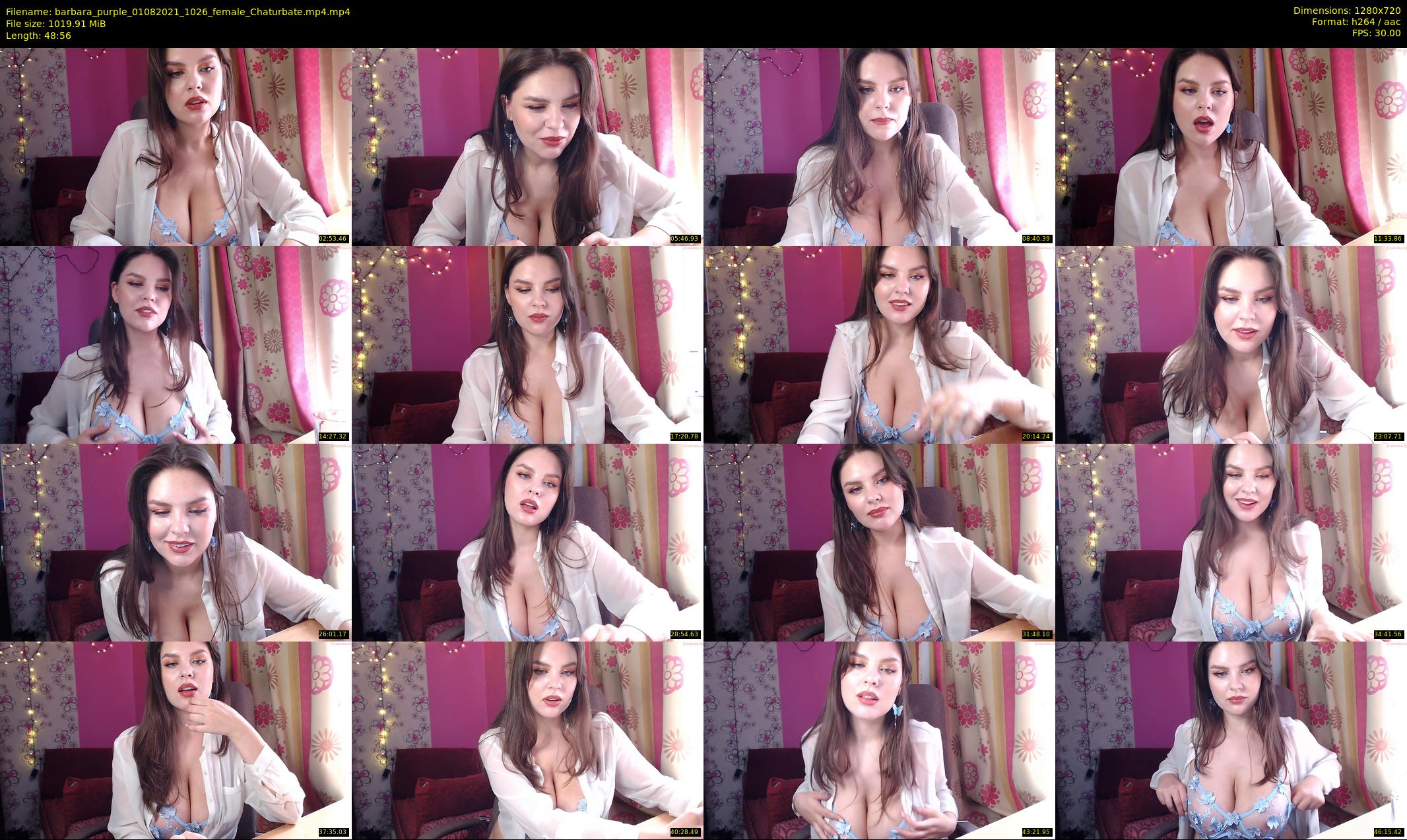 barbara_purple — 49 minute Chaturbate female cam show recording, 720p, Aug 1, 2021