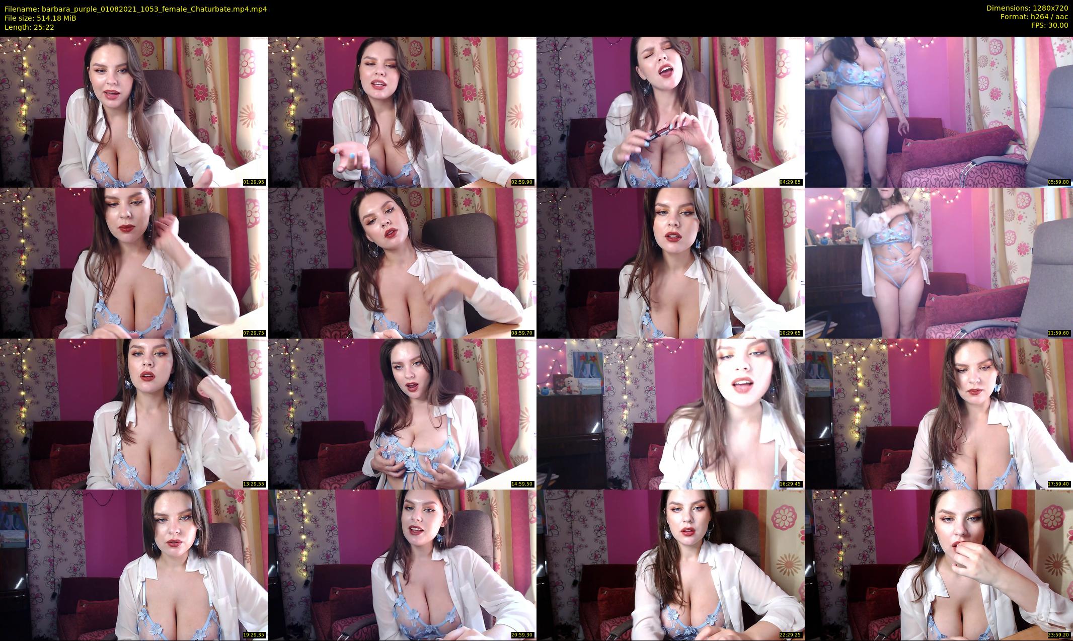 barbara_purple — 26 minute Chaturbate female cam show recording, 720p, Aug 1, 2021