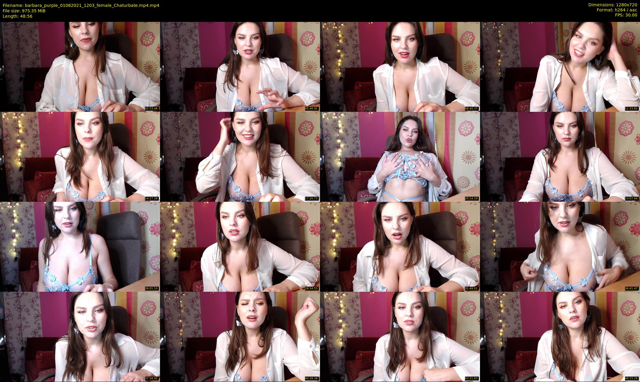 barbara_purple — 49 minute Chaturbate female cam show recording, 720p, Aug 1, 2021