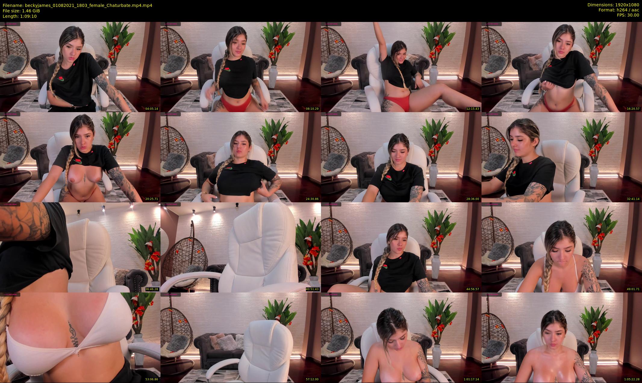 beckyjames — 70 minute Chaturbate female cam show recording, 1080p, Aug 1, 2021
