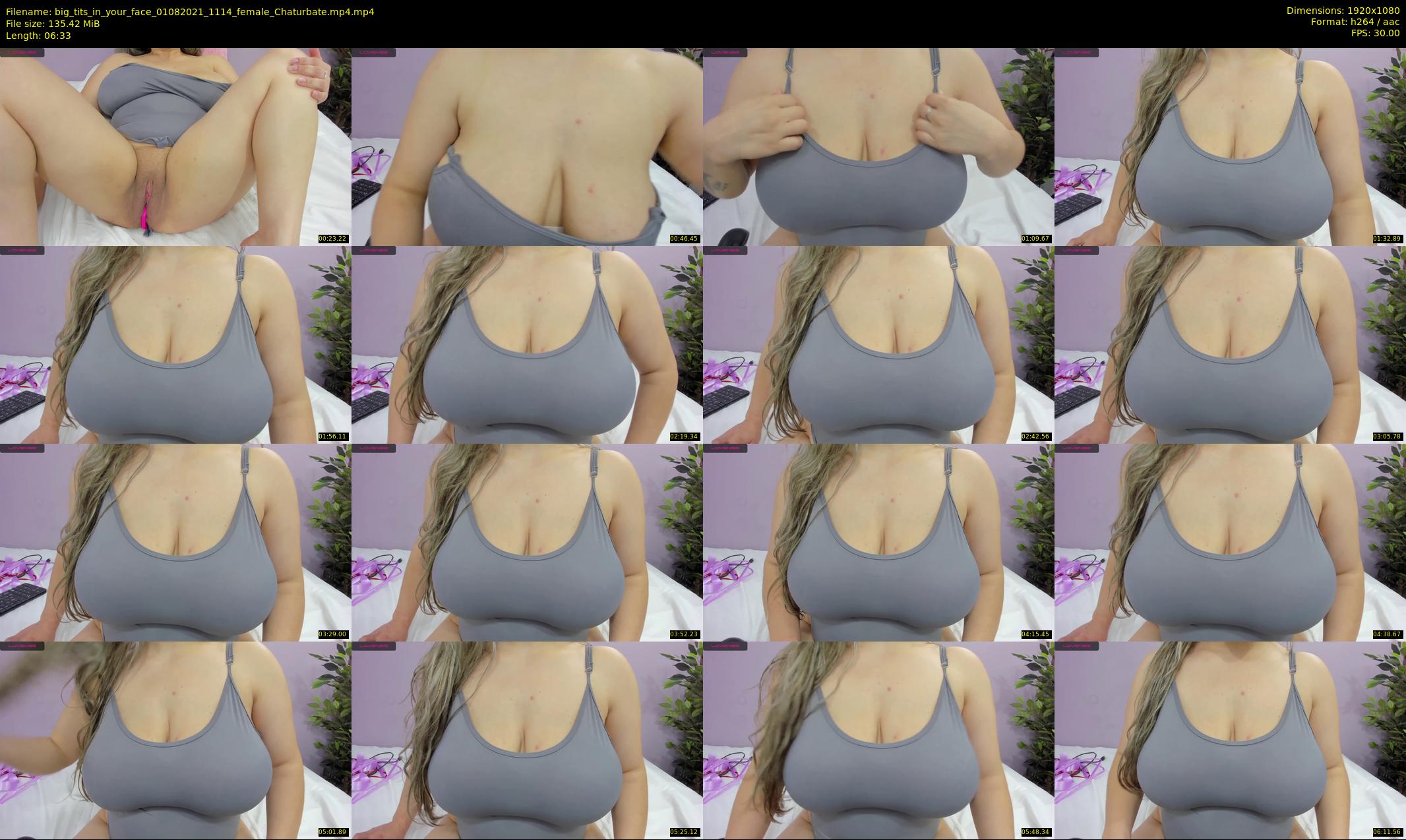big_tits_in_your_face — 7 minute Chaturbate female cam show recording, 1080p, Aug 1, 2021