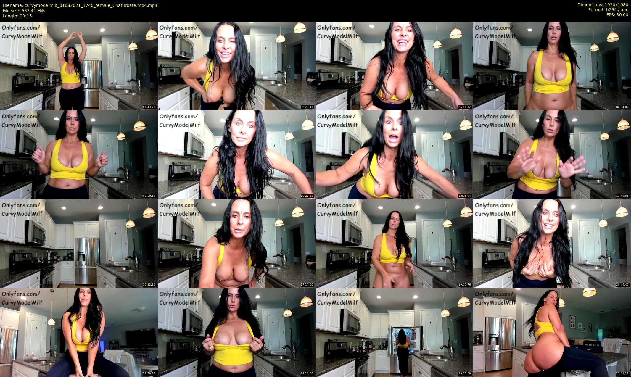 curvymodelmilf — 30 minute Chaturbate female cam show recording, 1080p, Aug 1, 2021